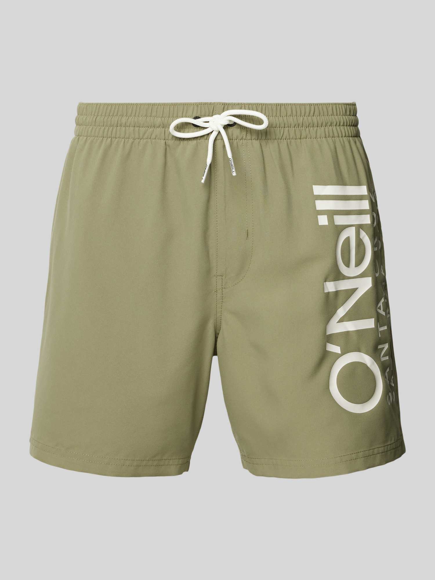 Relaxed fit zwembroek met labelprint, model ‘ORIGINAL CALI’
