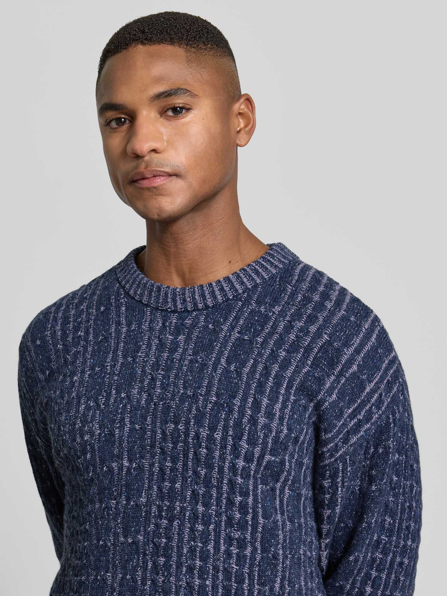 ARMEDANGELS Herren Pullover Rundhals Marine Melange XL - Bild 2
