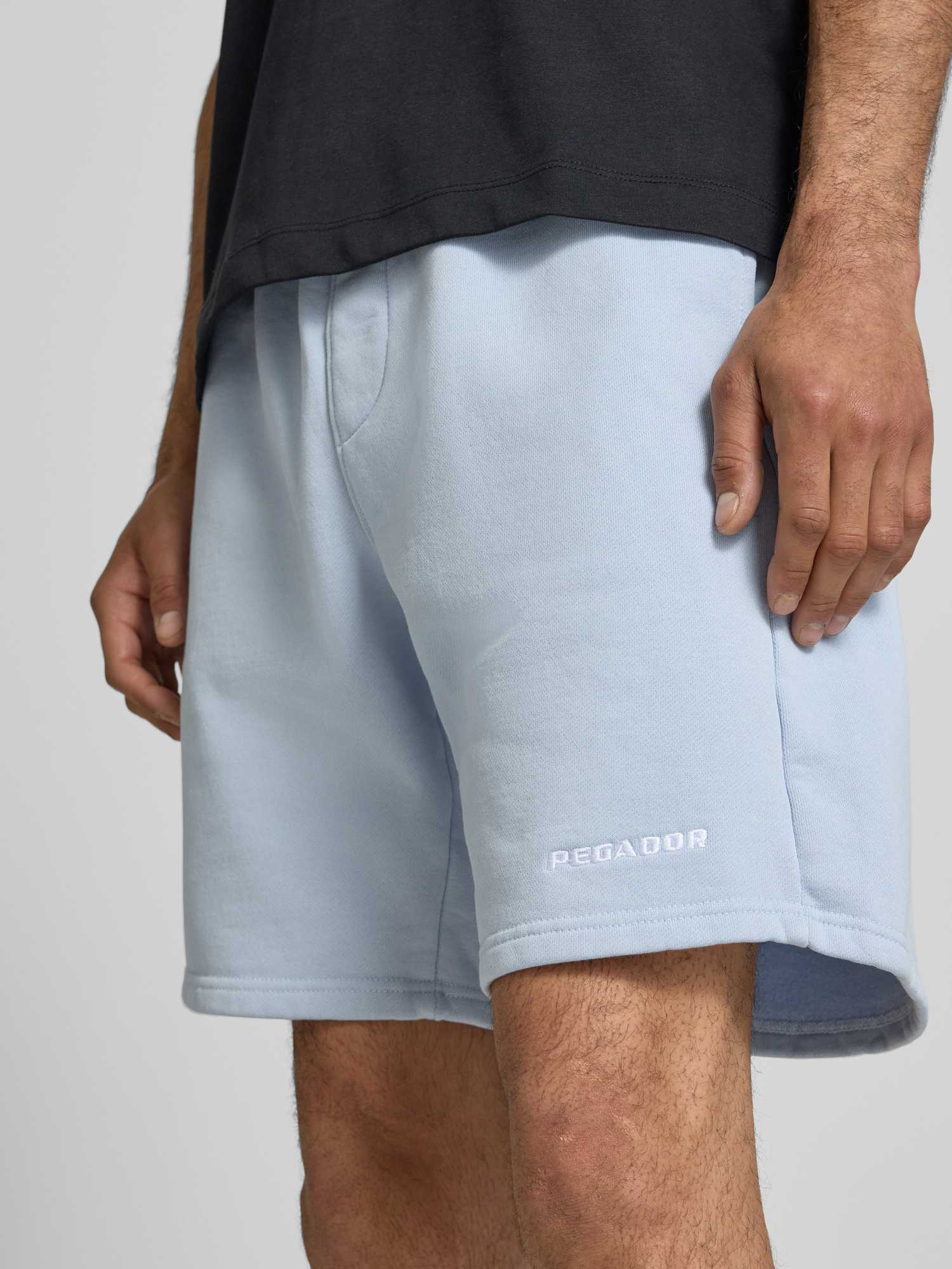 VAN GRAAF Pegador Herren Hellblau Sweatshorts Baumwolle Blau, Groß - Bild 5