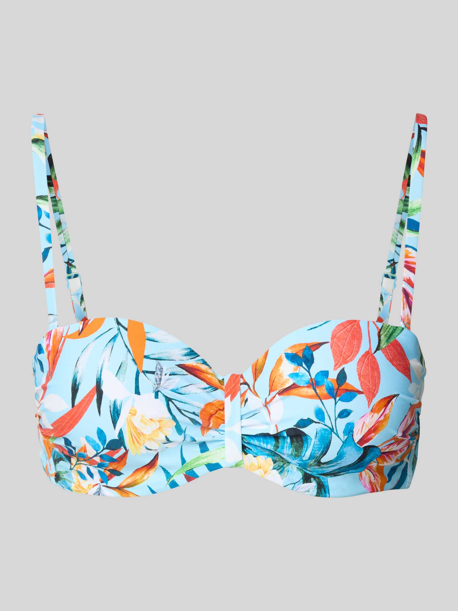 Bandeau-bikinitop met sierplooien, model ‘Caru’