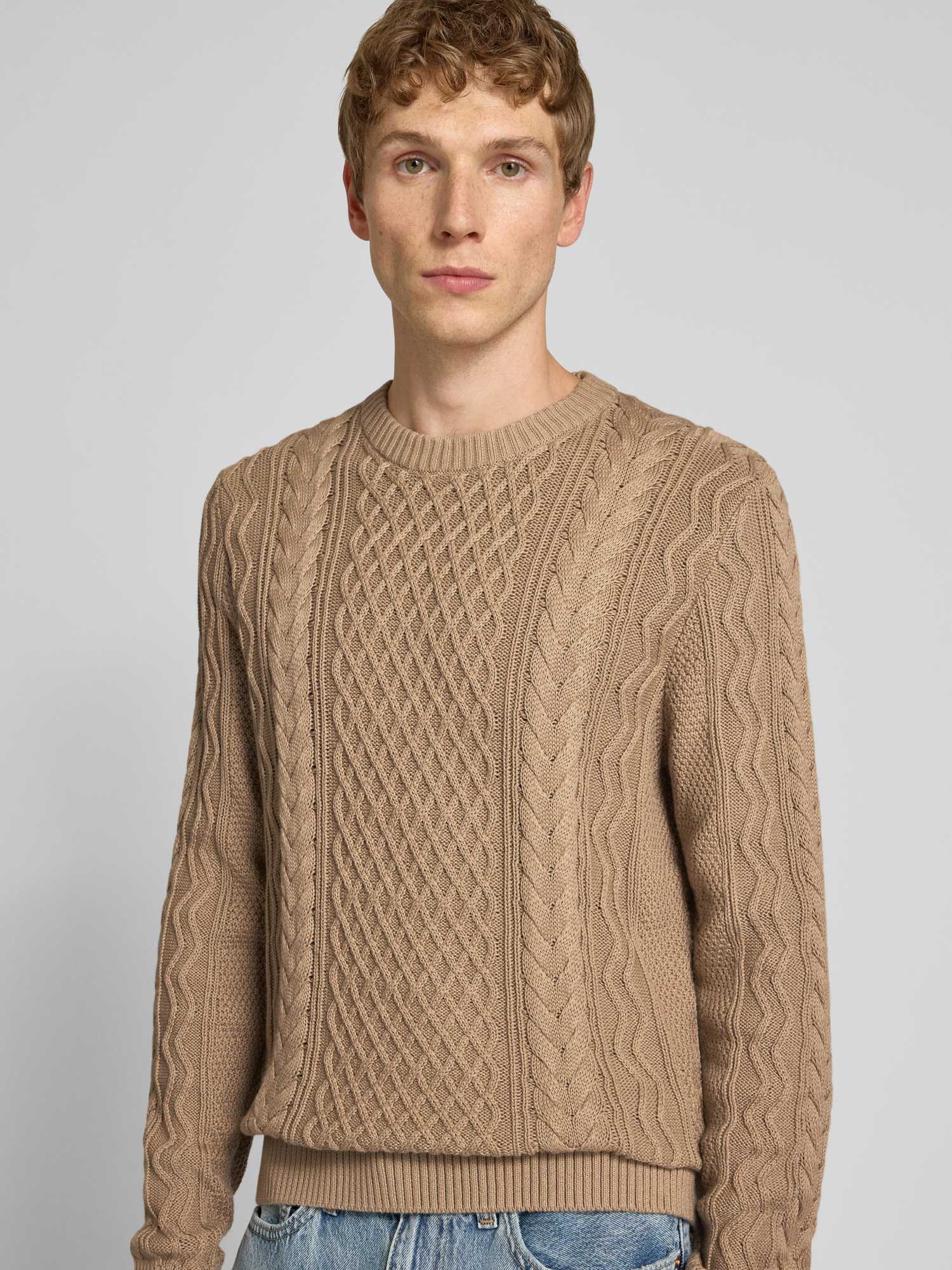 Tommy Hilfiger , Herren, Strickwaren, Beige, M - Bild 3