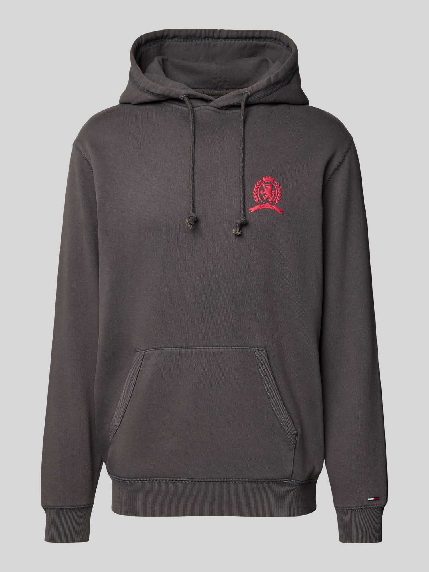 Regular fit hoodie van katoenmix