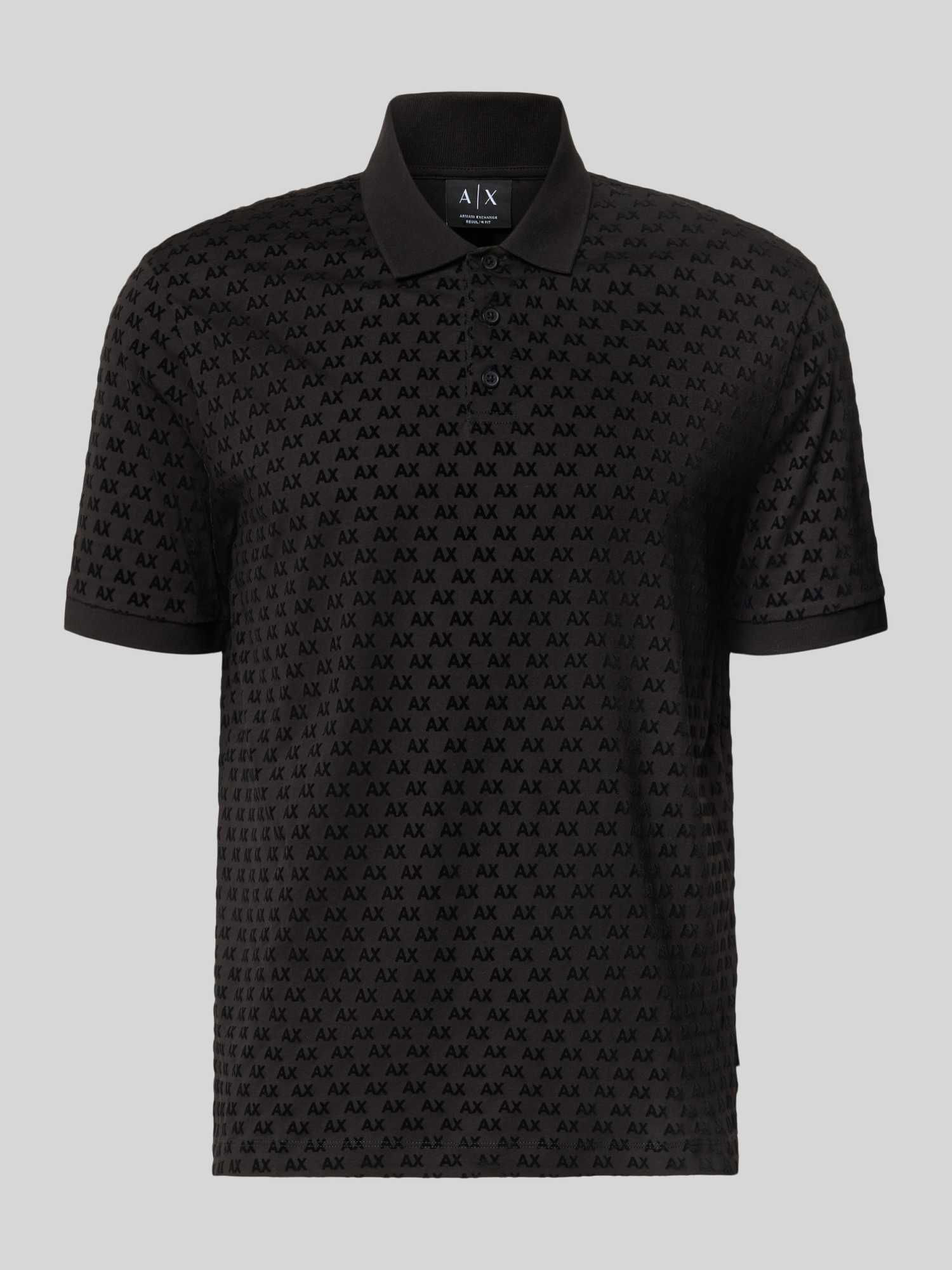Armani Exchange Heren Poloshirts In Schwarz Maat Extra Large 
