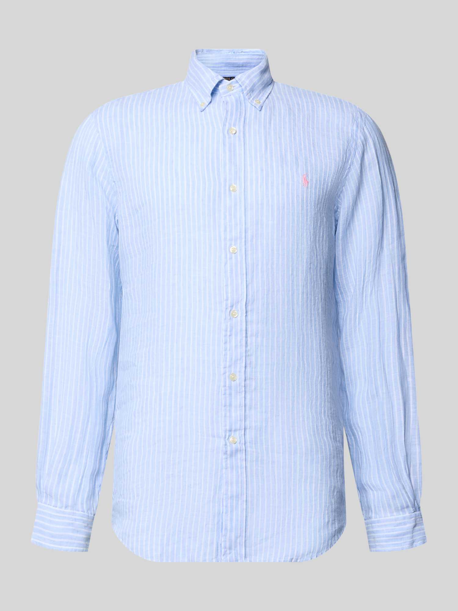 Regular fit vrijetijdsoverhemd van puur linnen