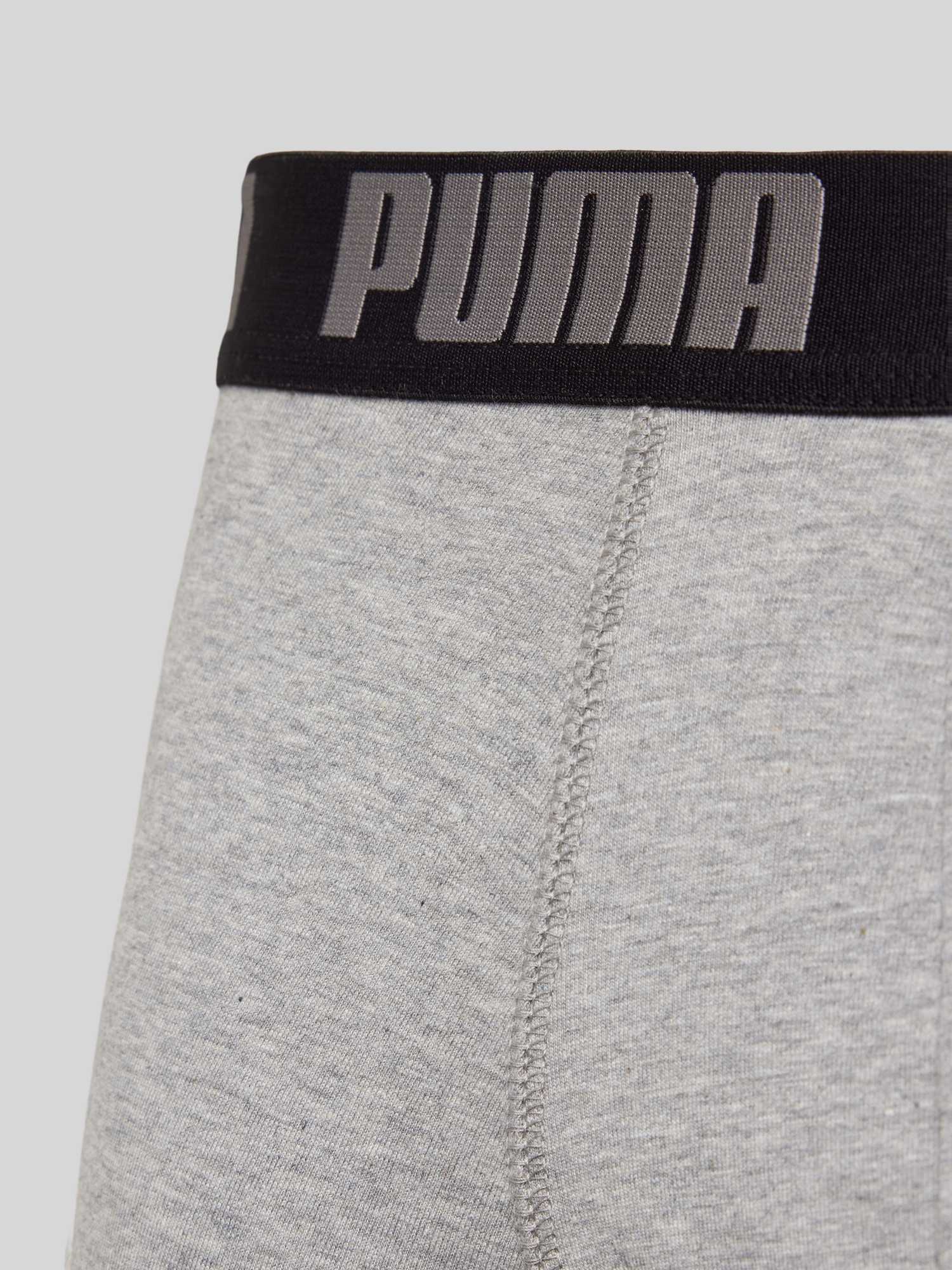 PUMA Boxer Briefs (2-Pack) Men, Clothing, Grey Melange/Black, 2 - Bild 7