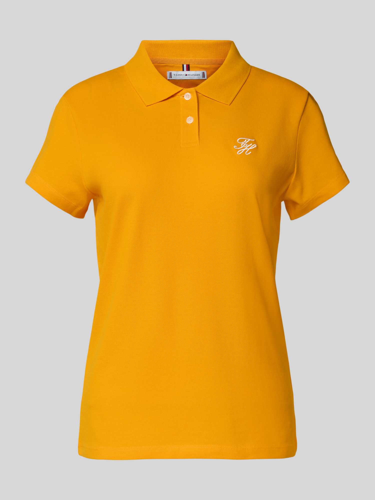 Slim fit Poloshirt van Katoenmix