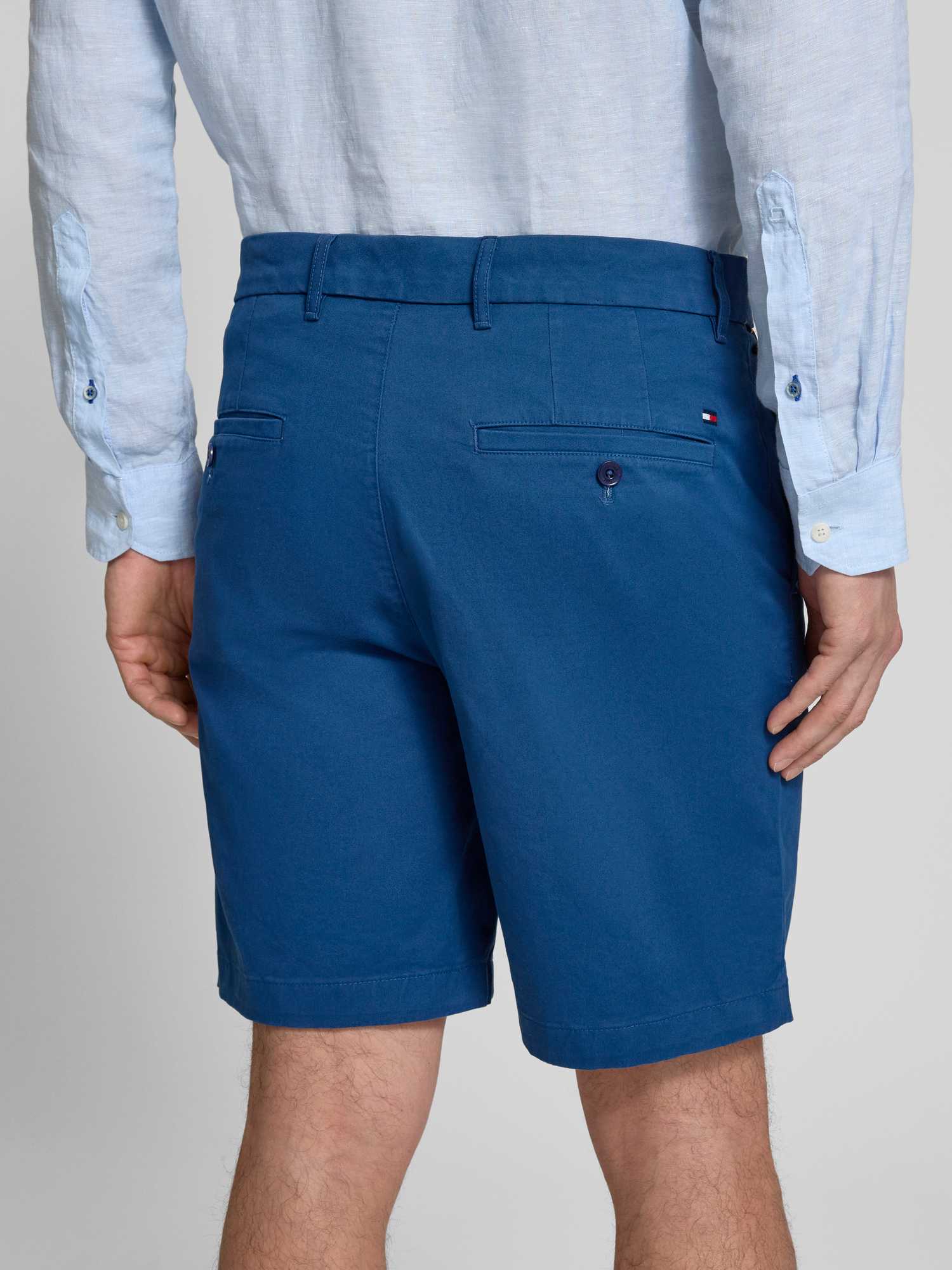 VAN GRAAF Tommy Hilfiger Herren Blau Bermuda Baumwolle Größe 34 - Bild 3