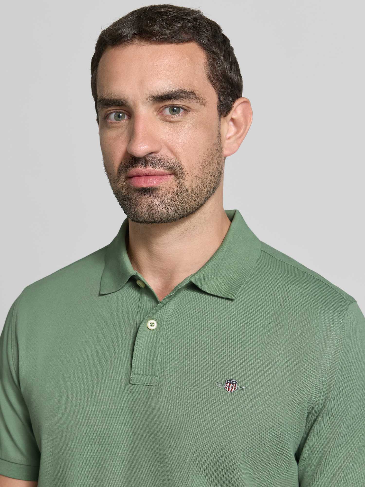 Hemden Gant Herren Surplus Mint Shield Regular Fit Poloshirt Kurzarm - Bild 3