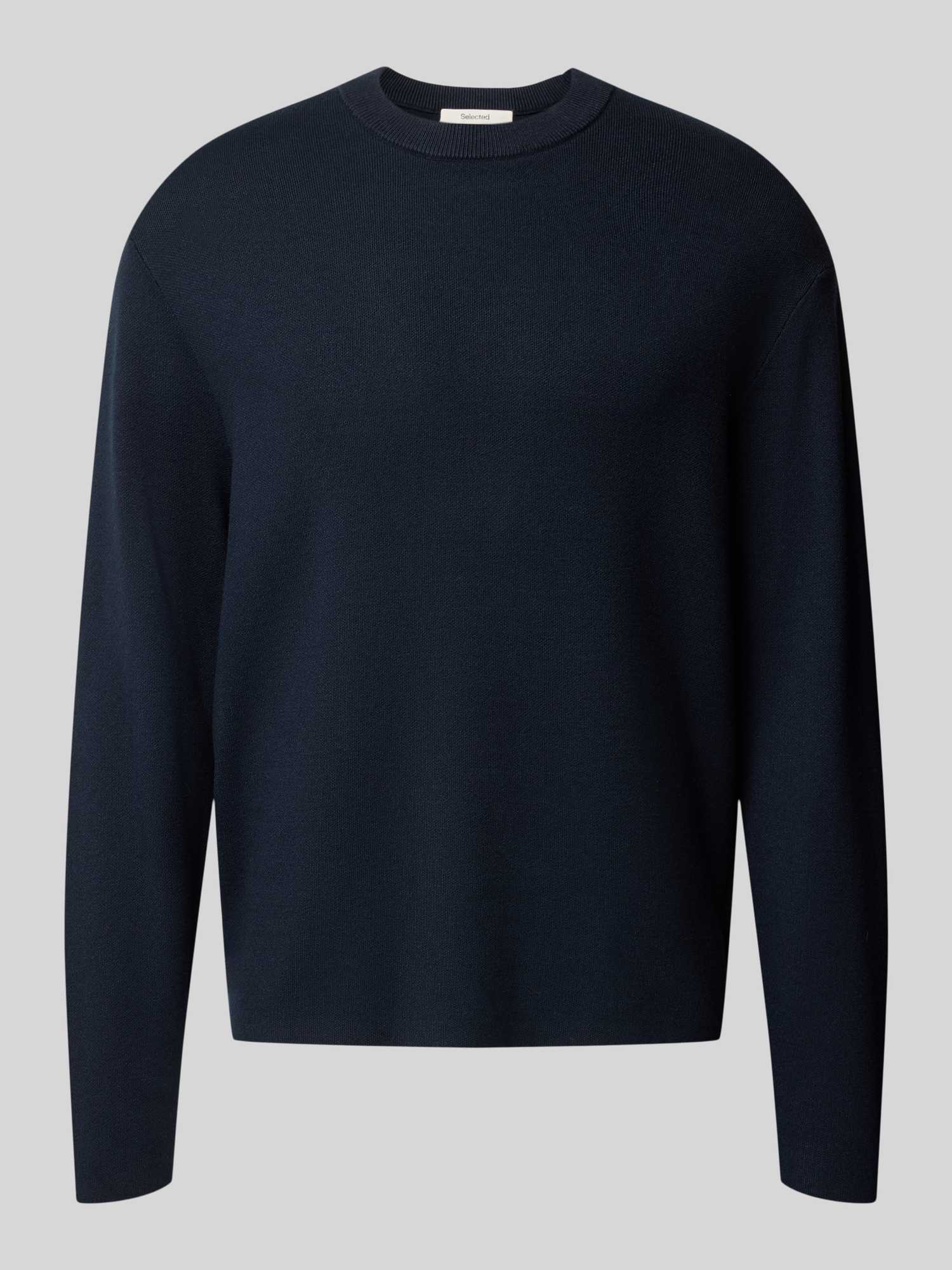 Selected Herren Sky Captain Rundhalspullover "Slmteller Fn Crew Neck Noos" Viskosemischung Regular Fit erhältlich in Größe L/M/S/XL/XXL von Baur - Bild 6