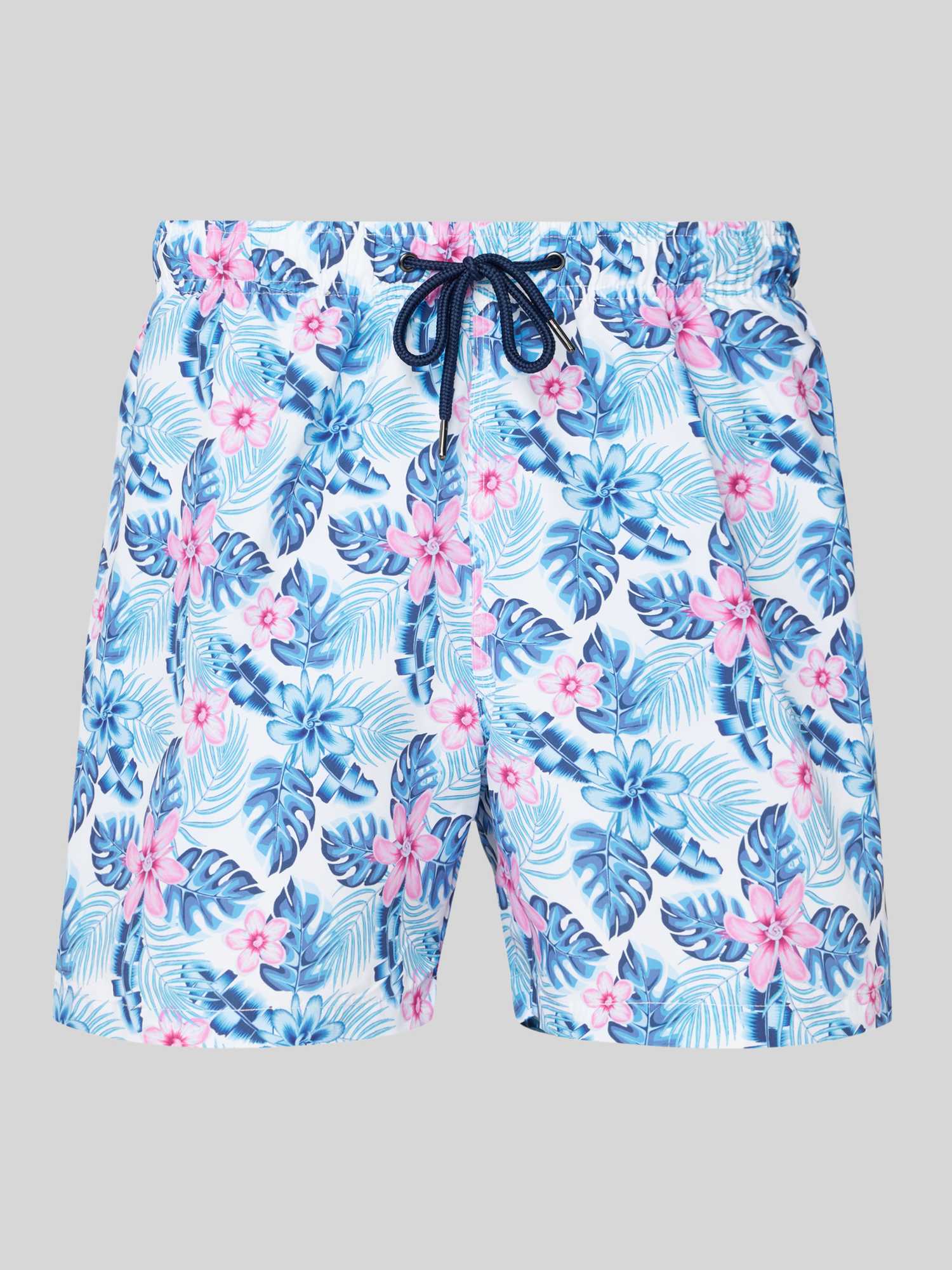 Relaxed fit zwembroek met logostitching