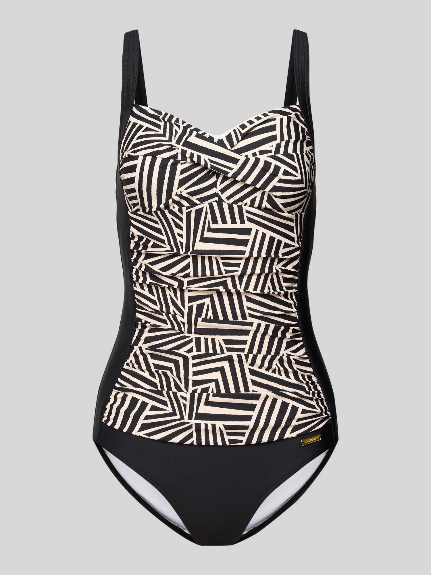 PLUS SIZE badpak met draperingen, model ‘Cleo’