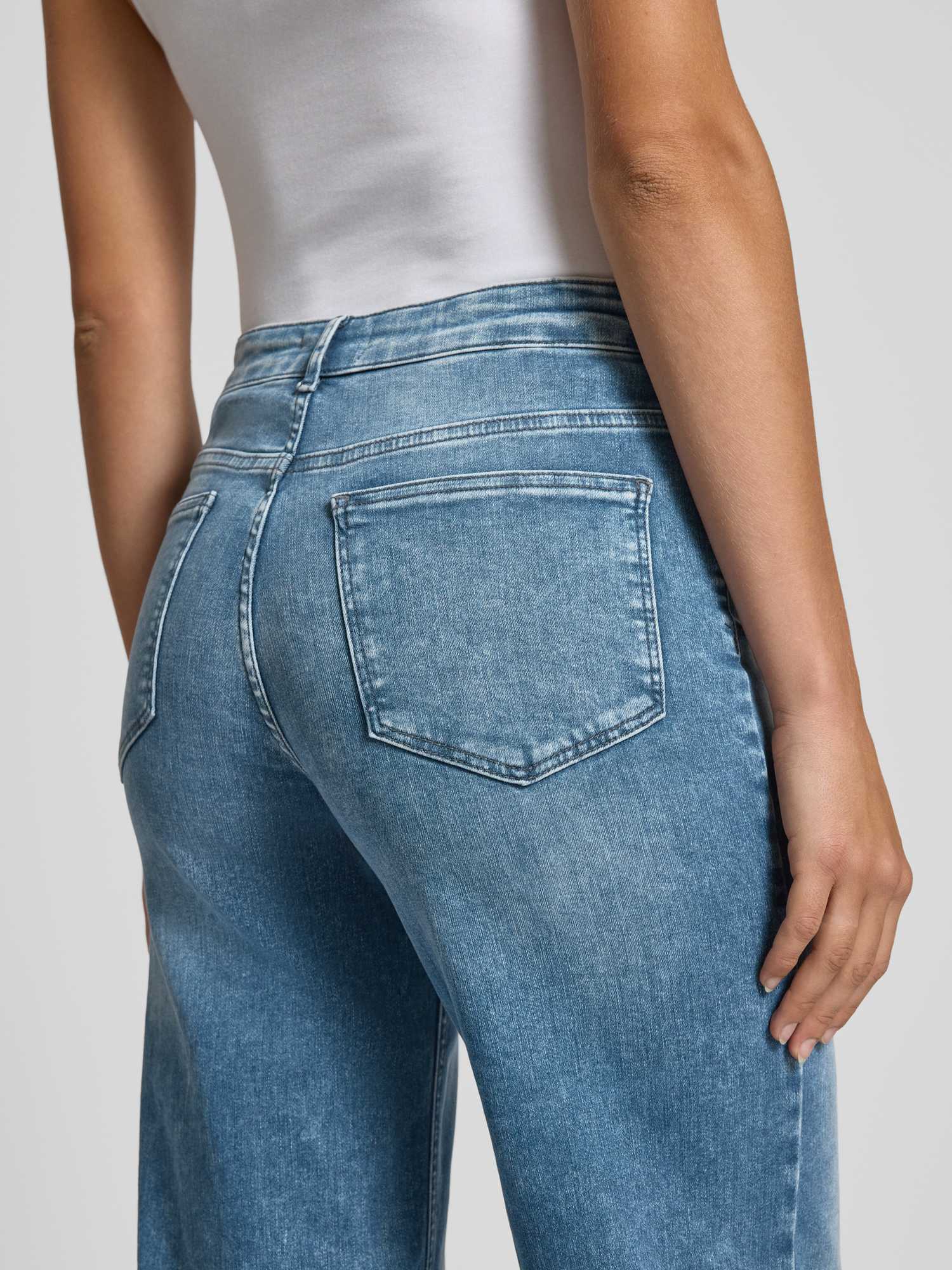 ONLY Female Jeans mit weitem Bein ONLMADISON Hohe Taille Weiter Beinschnitt Jeans - Bild 5
