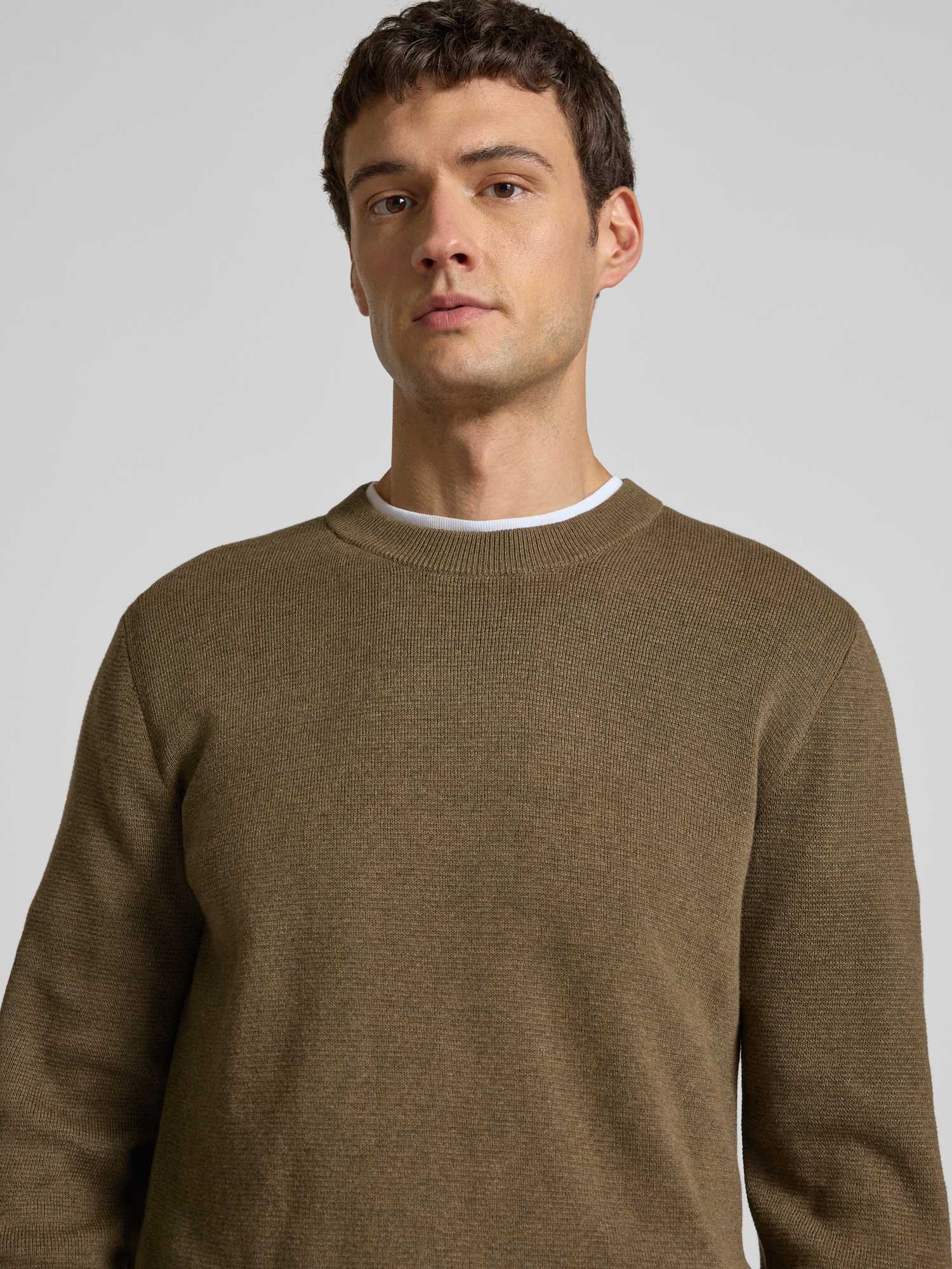 JACK & JONES Male Strickpullover Einfarbig Strickpullover - Bild 2