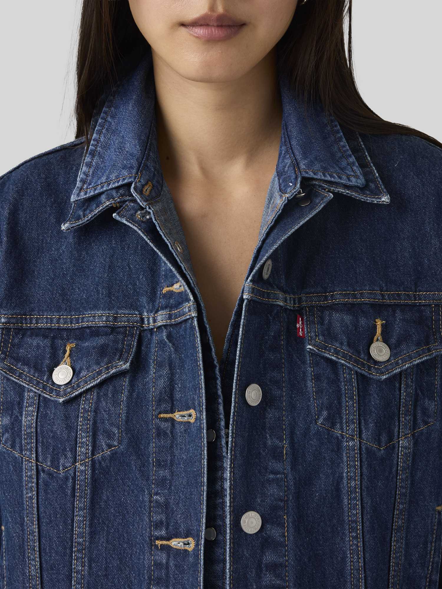 Levi's Damen Blau Für 29945-0036 Original Trucker Jacke (Xs), Lässig, Baumwolle, Bio-Baumwolle, Nachhaltig - Bild 5