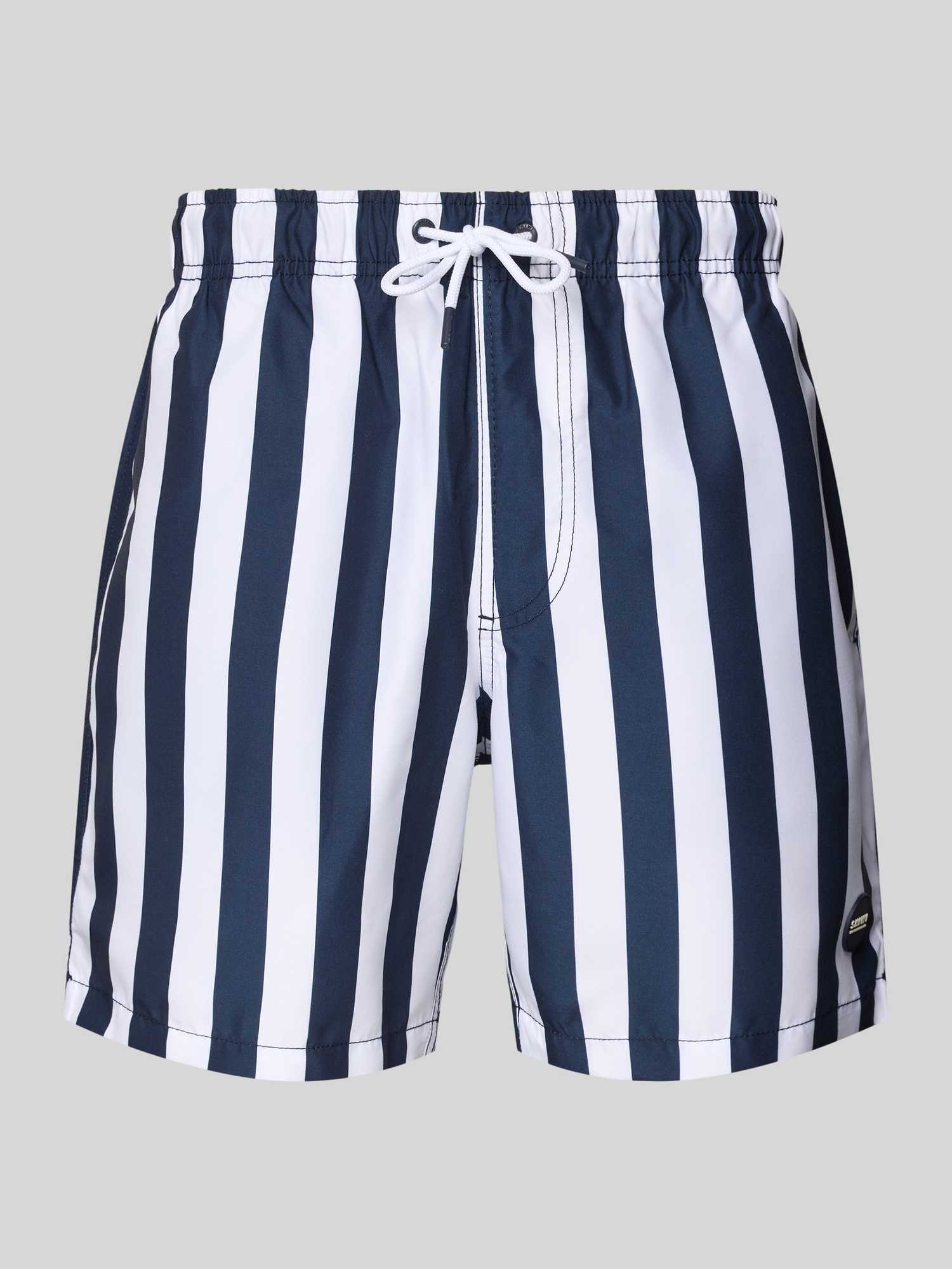 Regular fit zwembroek met labelpatch