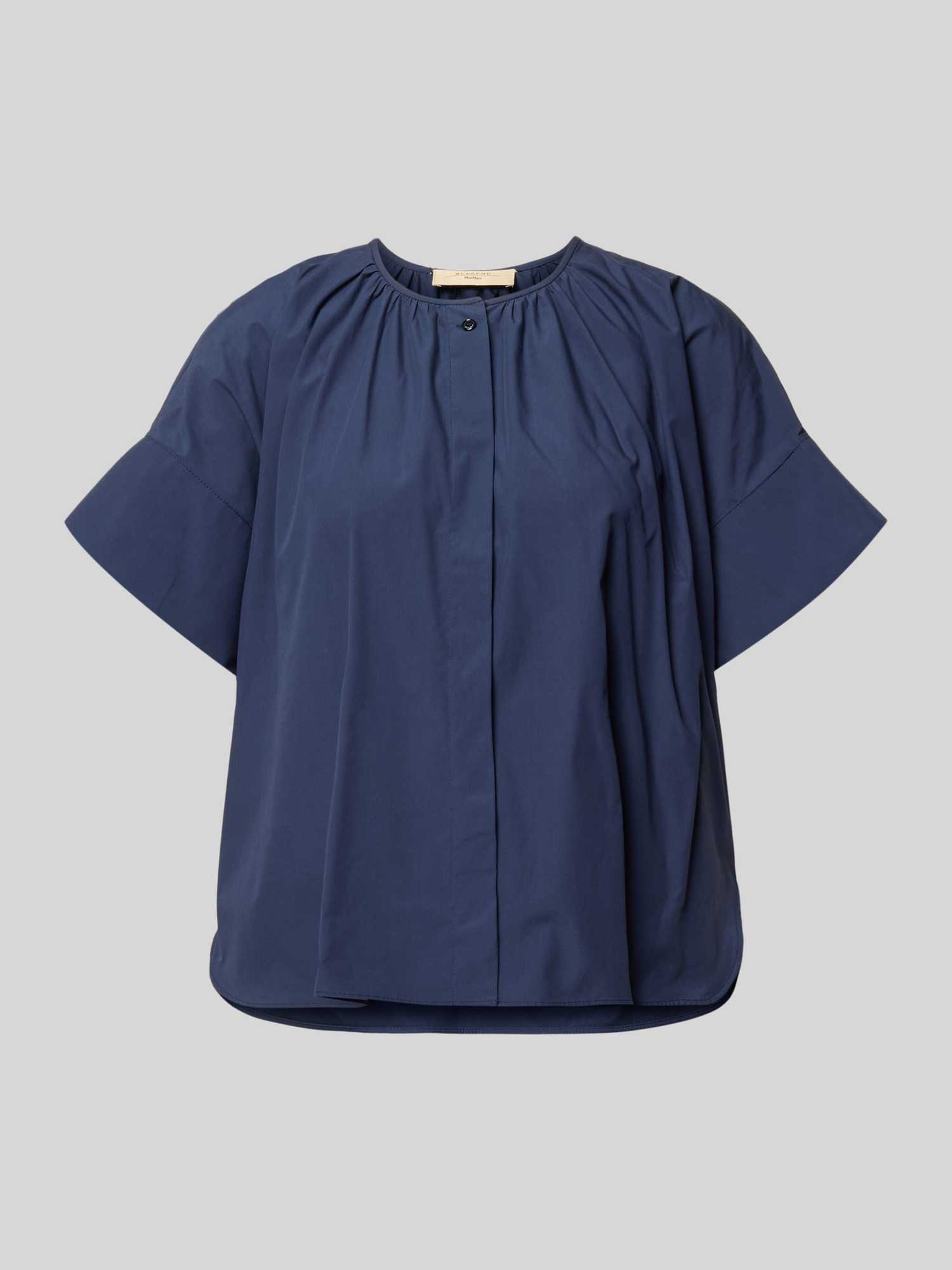 Weekend Max Mara Dames Blouses Korte Mouw In Blauw/Turquoise Maat 42 