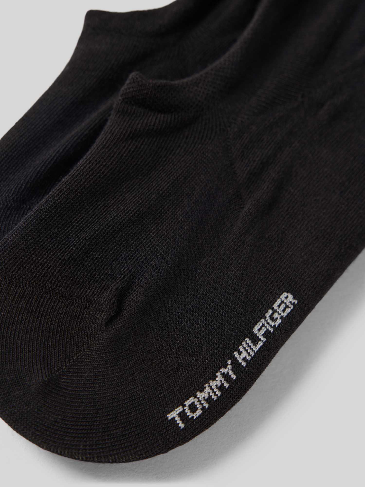VAN GRAAF Tommy Hilfiger Damen Schwarz Füßlinge Im 2Er-Pack Baumwolle Größe 39-42 - Bild 3