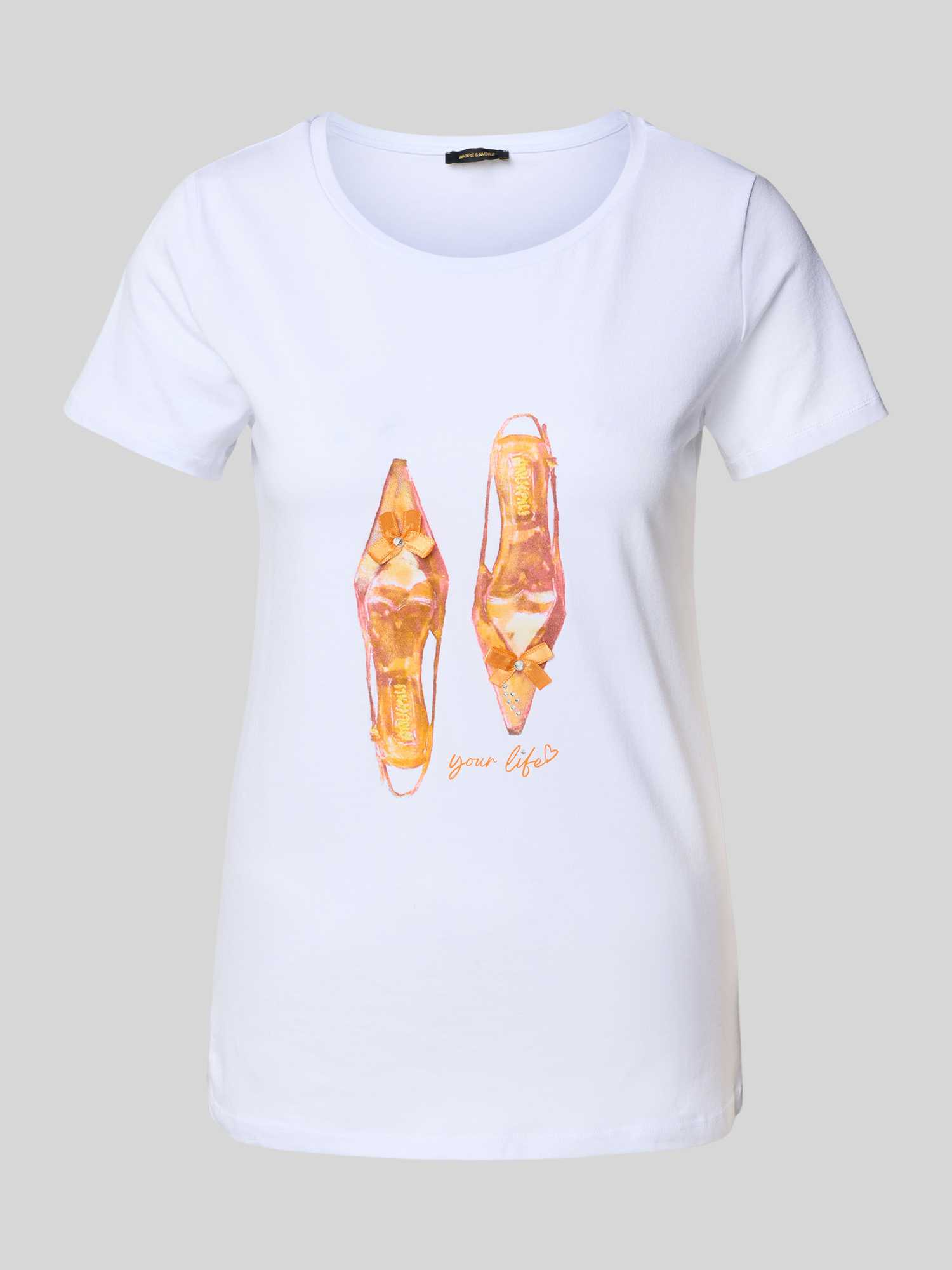 T-shirt met ronde hals