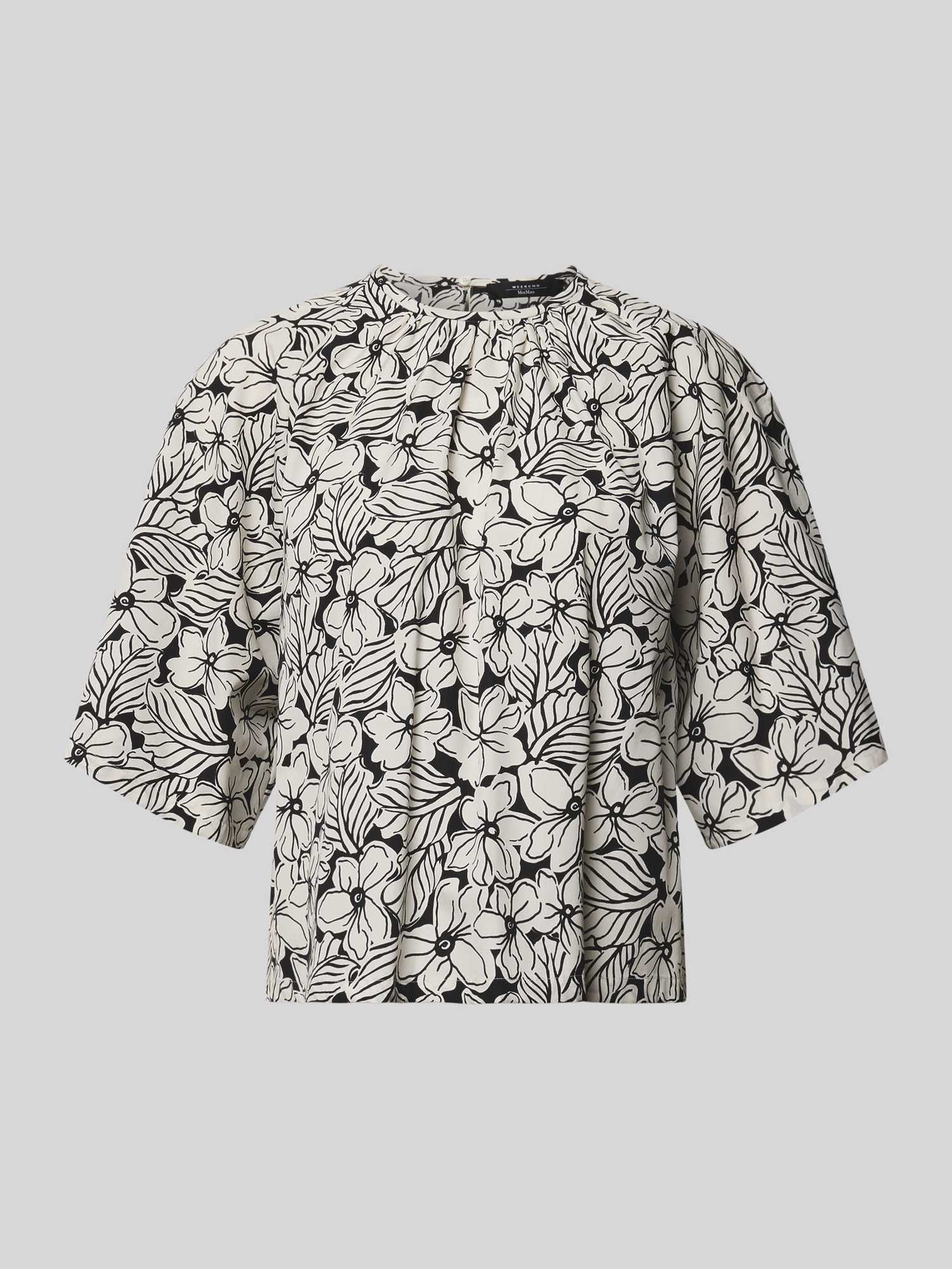 Weekend Max Mara Dames Blouses Korte Mouw In Schwarz Maat 36 