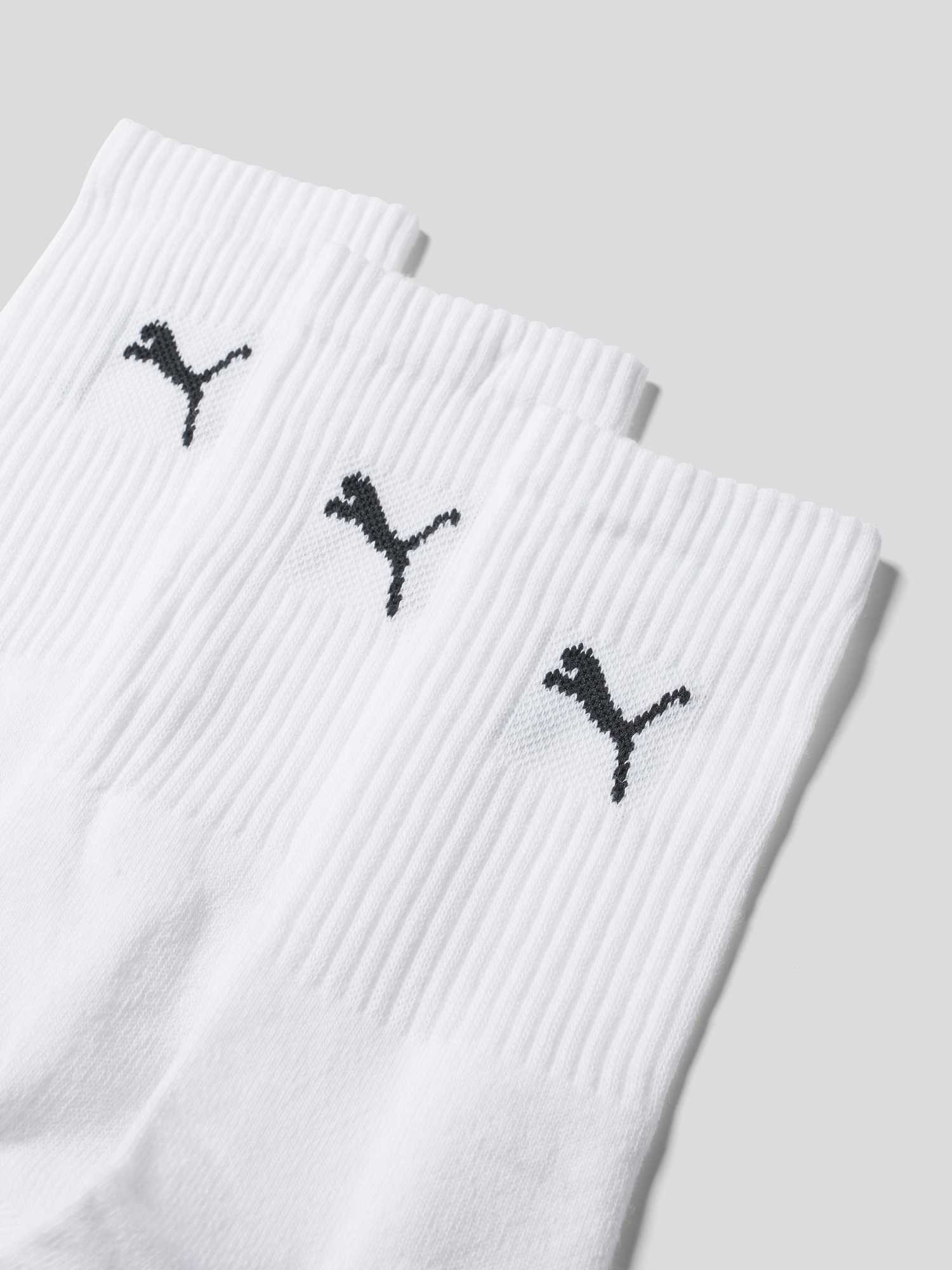 Puma 3P Sport Crew Socks Weiß Gr 43/46 - Bild 9