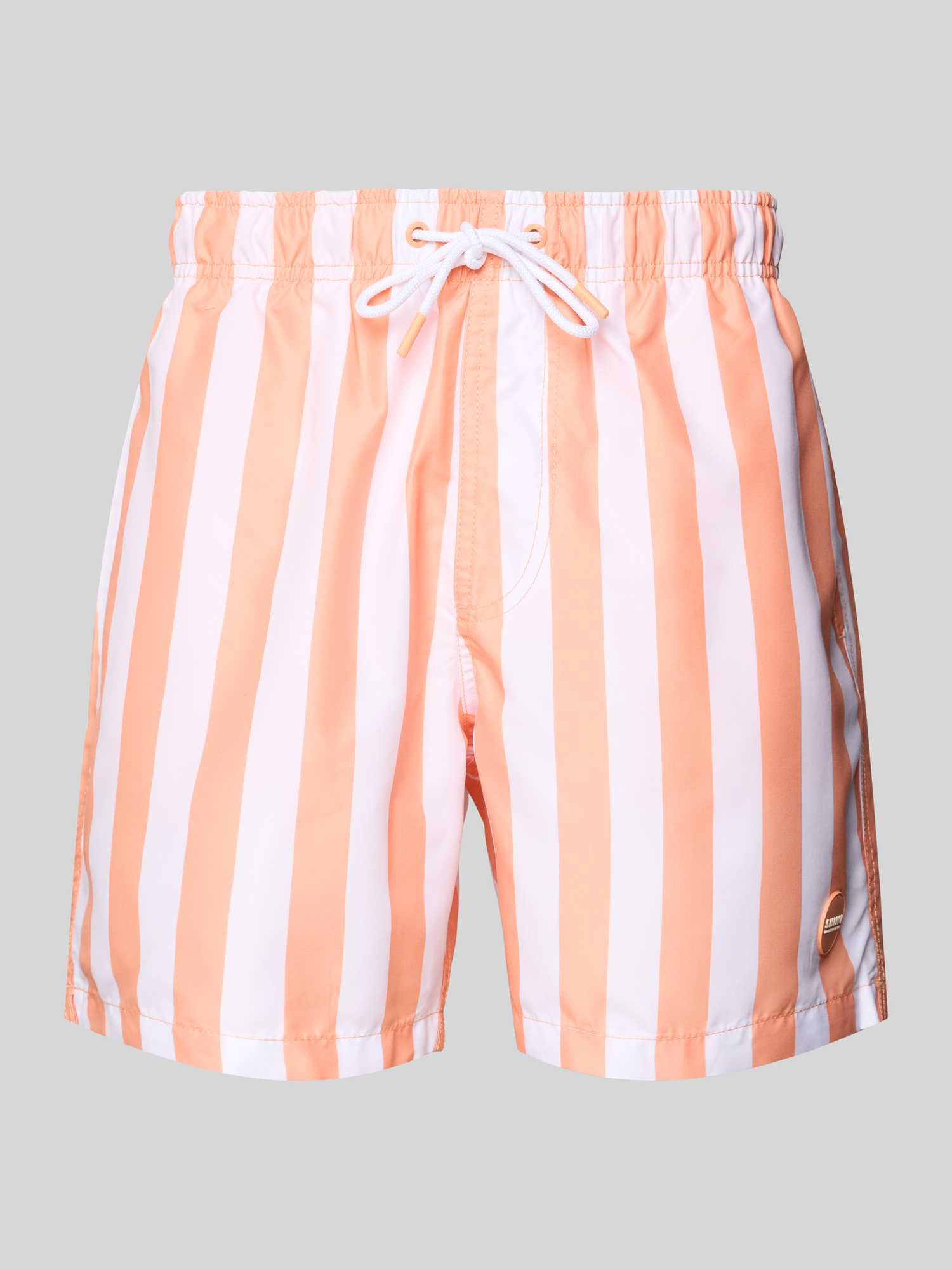 Regular fit zwembroek met labelpatch