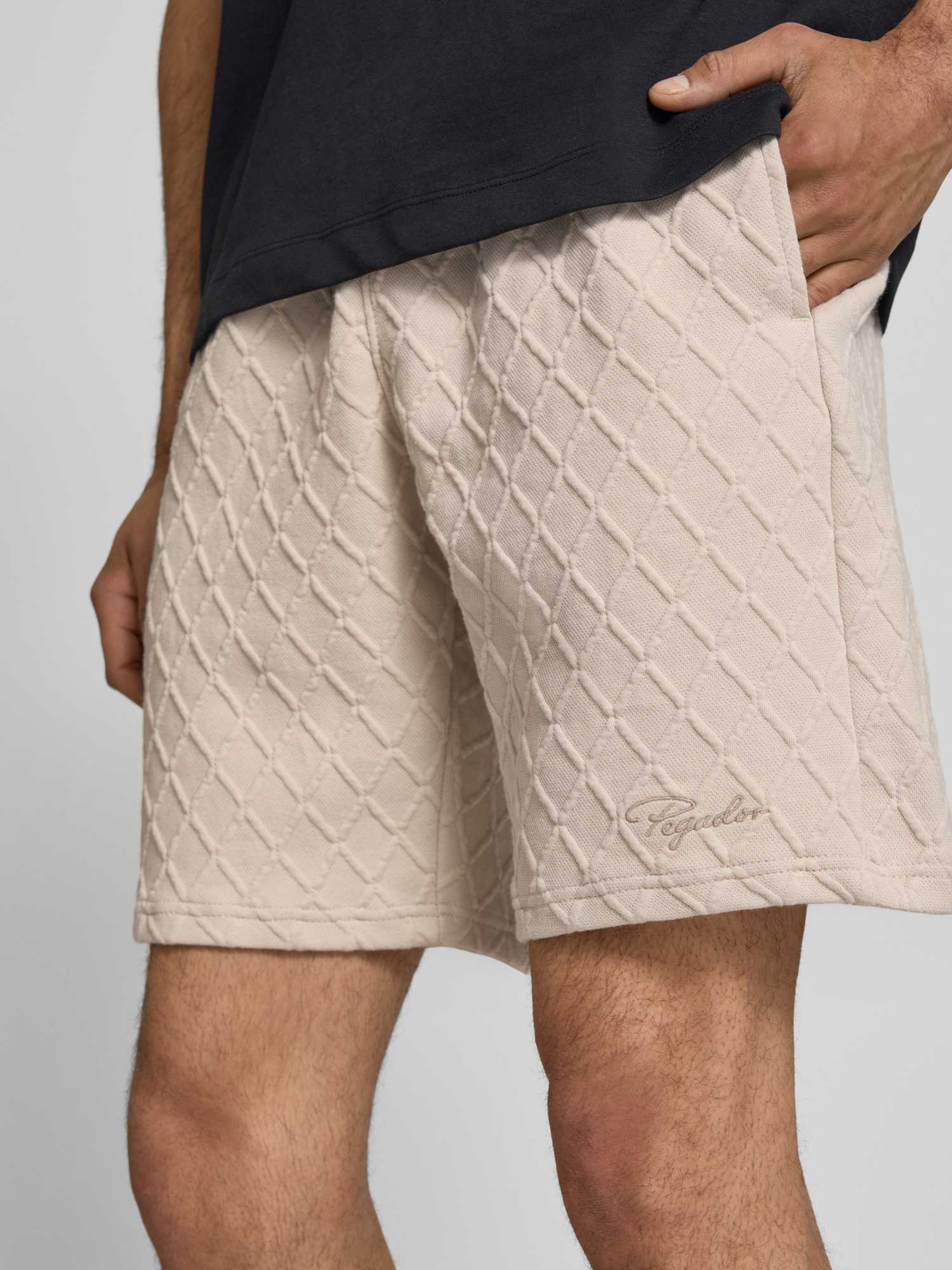 Pegador Herren Creme Short - Jovren Structured Shorts - S Bis Xxl - Für Männer - Größe Xl - Bild 3