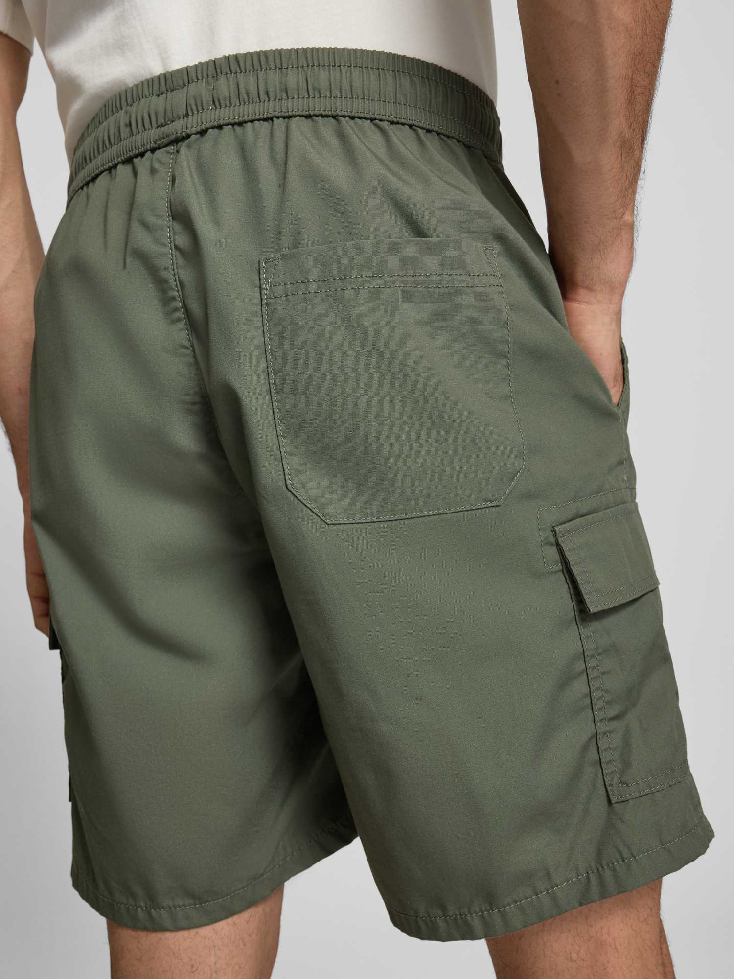 Only & Sons Herren Grün Sportshorts Kal 22034462 Slim Fit - Bild 2