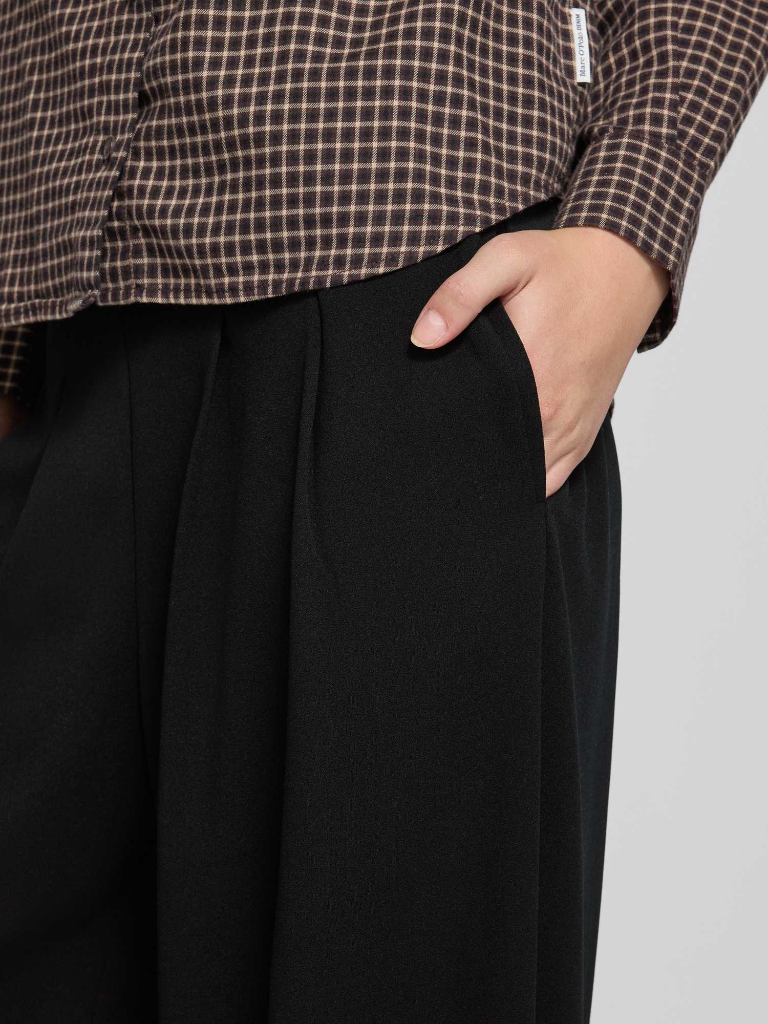 Only - Onlbang Pleat Wide Pant Jrs Black - Gr. - Xl - Bild 2