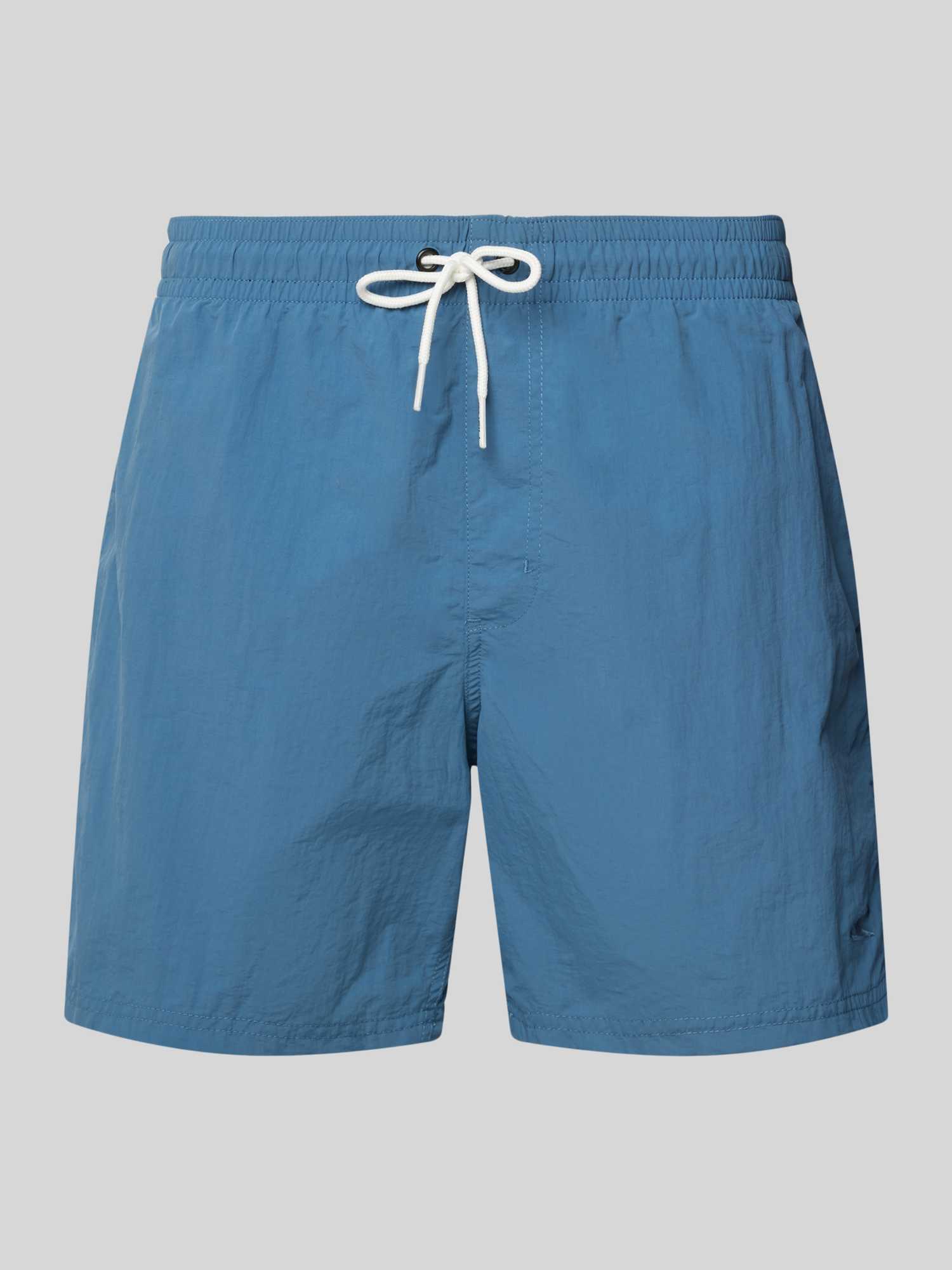Relaxed fit zwembroek met logostitching