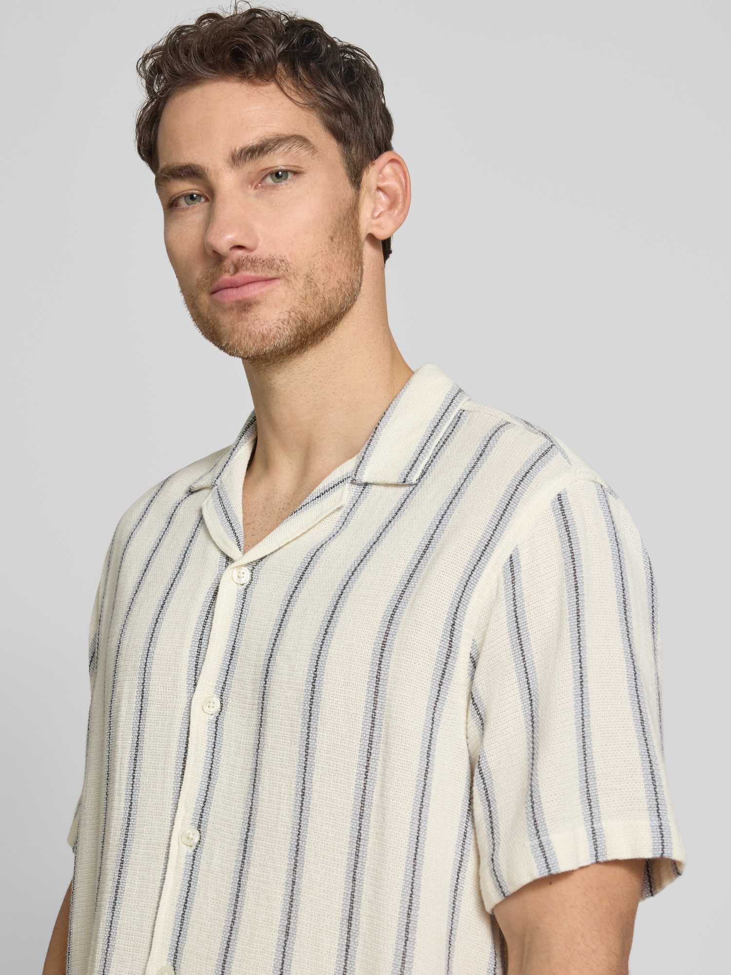 Selected Homme Herren Hemd Baumwolle XL Offwhite - Bild 2