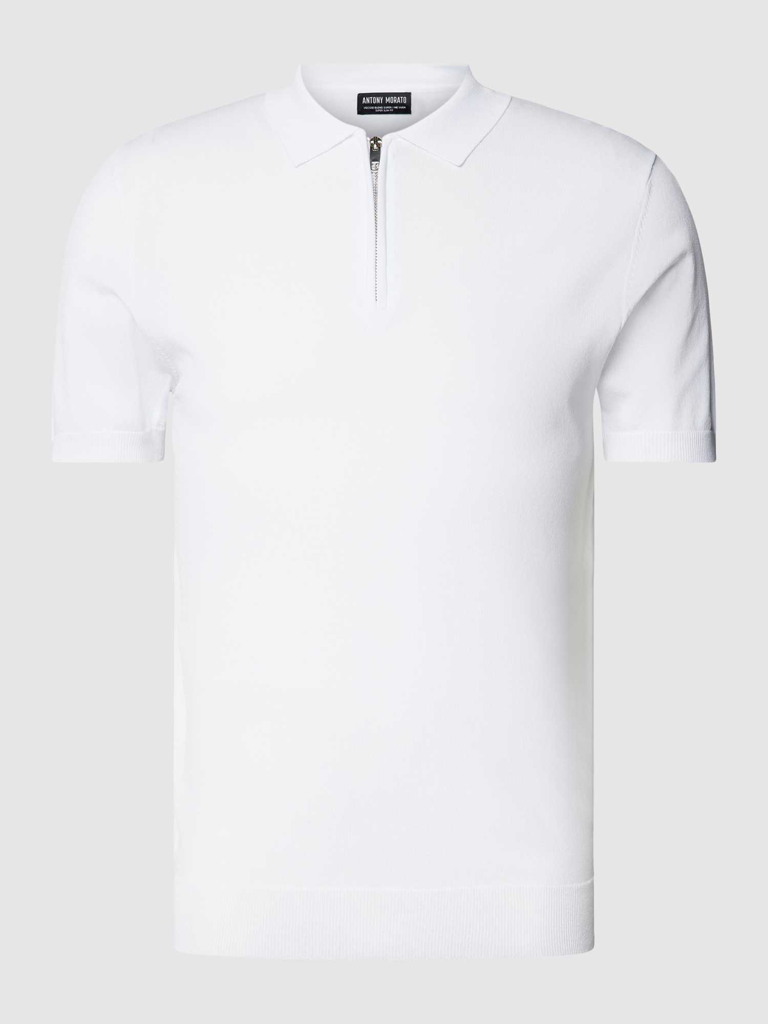 Antony Morato Heren Poloshirts In Wit/Beige Maat Grote Maat XXL 