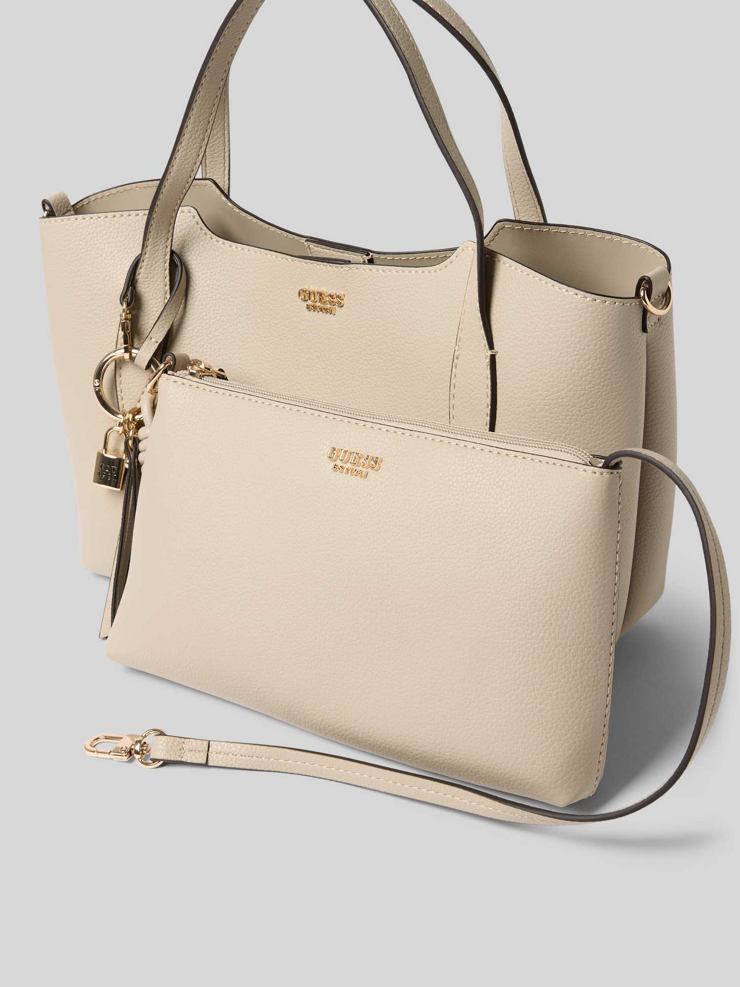 Guess Damen Beige 2-In-1 Handtasche Melody - Bild 2