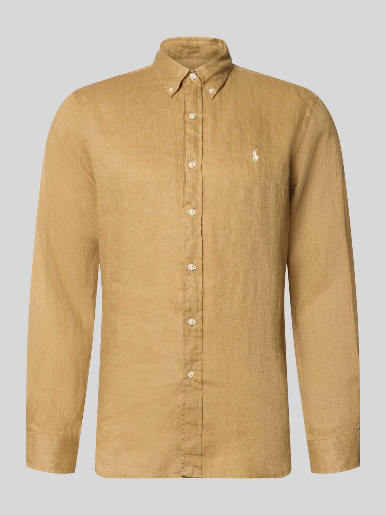 Regular fit vrijetijdsoverhemd van puur linnen