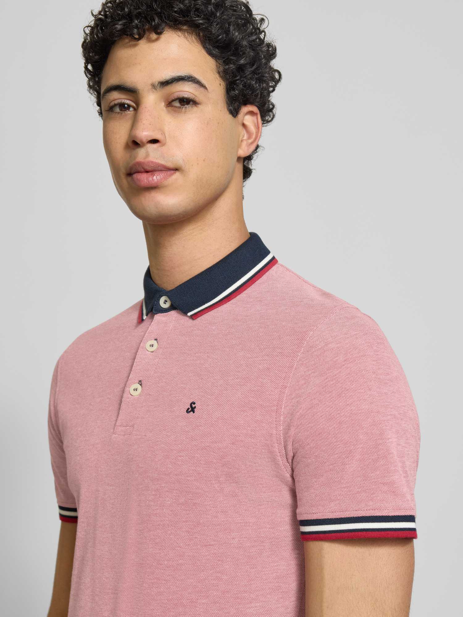 Jack & Jones Herren Poloshirt JJEPAULOS Slim Fit - Bild 4
