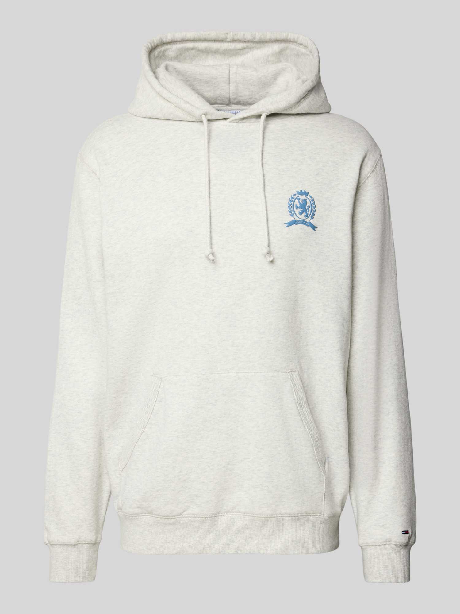 Regular fit hoodie van katoenmix