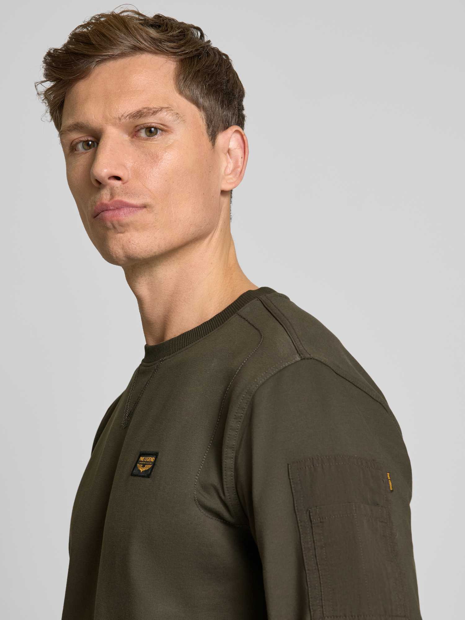 PME Legend Airstrip Pullover Dunkelgrün - Größe S - Bild 9
