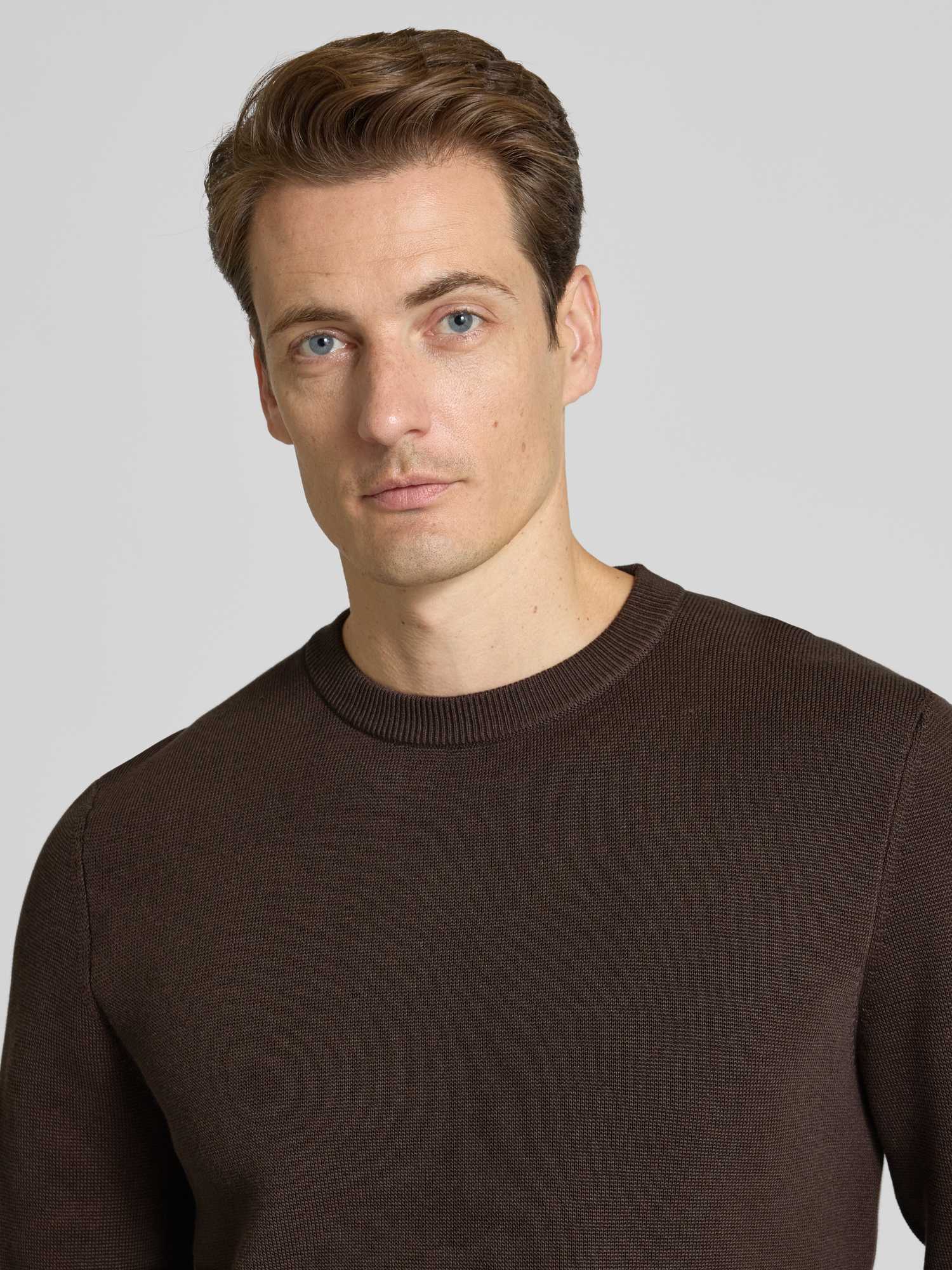 Casual Friday Herren Demitasse Strickfleece-Pullover "Strickpullover Cftheo" von Baur - Bild 2