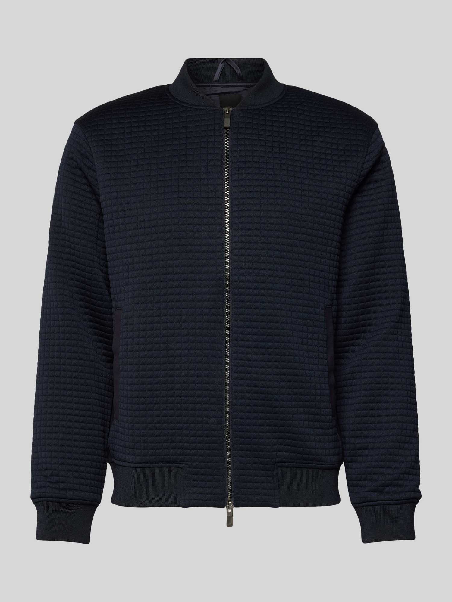Armani Exchange Herren Marine Blouson Mit Strukturmuster Klein