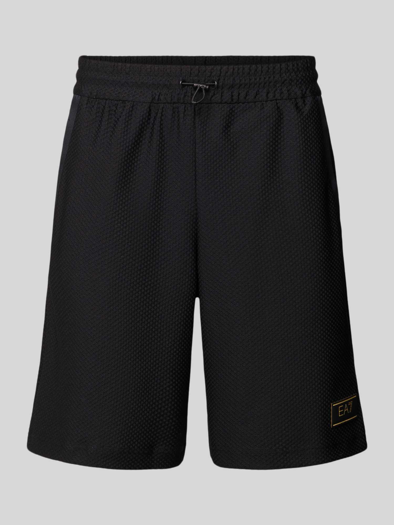 Regular fit korte broek met Structuurpatroon