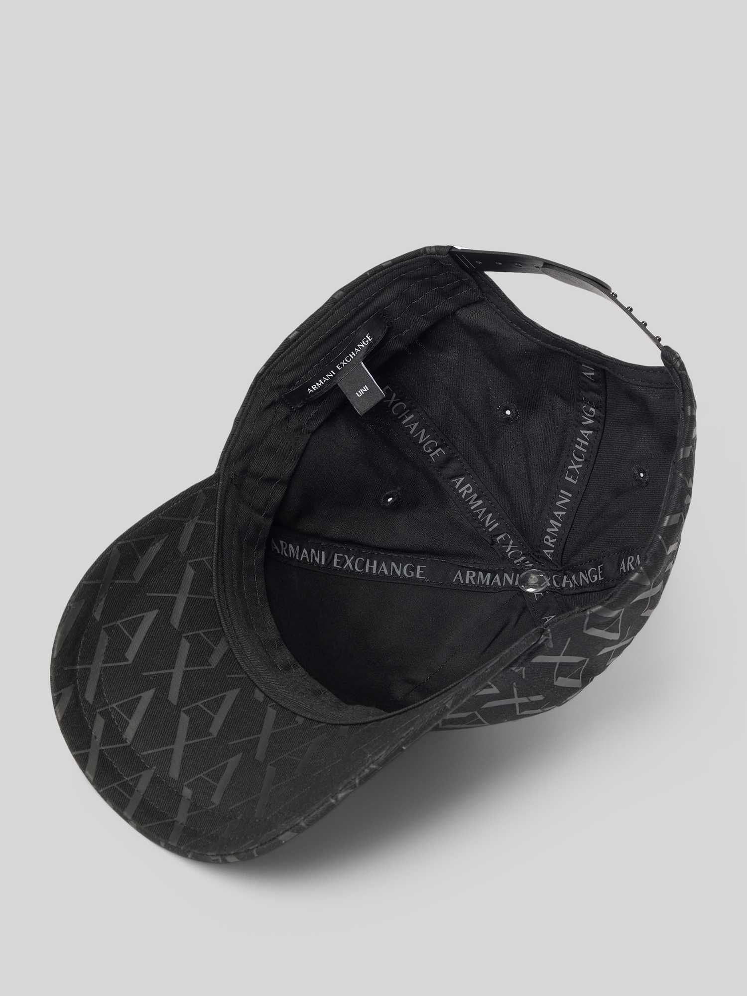 Armani Exchange - Cotton Casual Baseball Cap - Accessories - Herren - Schwarzk - One Size - Bild 4