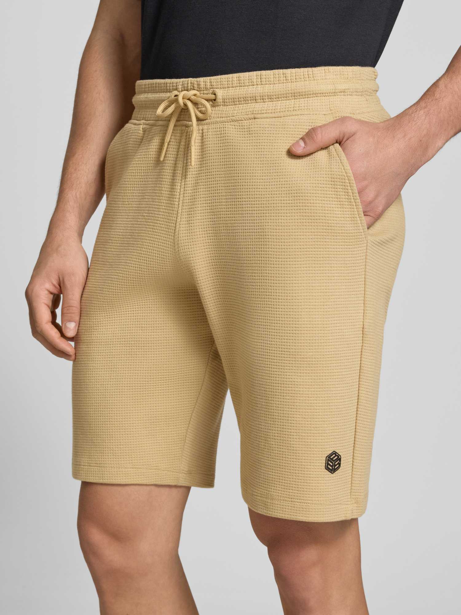 Blend - Herren - Sweatshorts - M - Beige - Bild 2