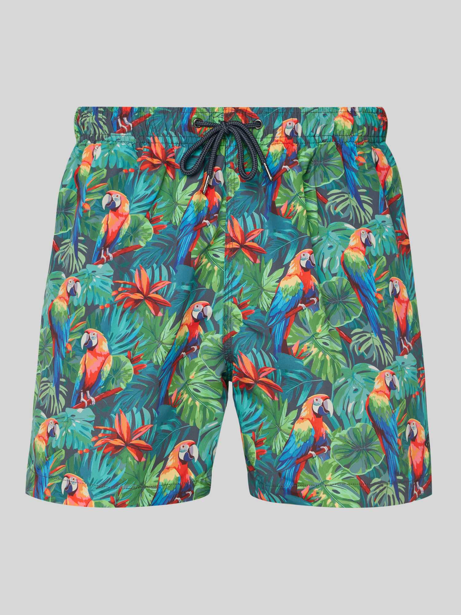 Relaxed fit zwembroek met logostitching