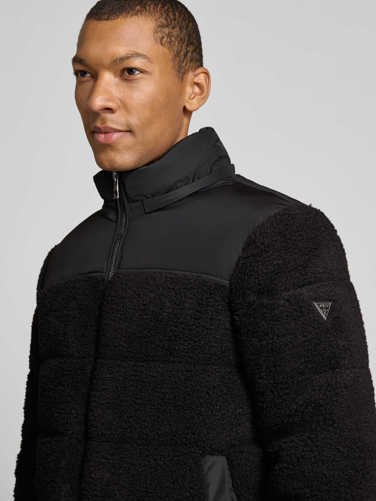 Guess Noir Doudoune Shearling - Bild 4