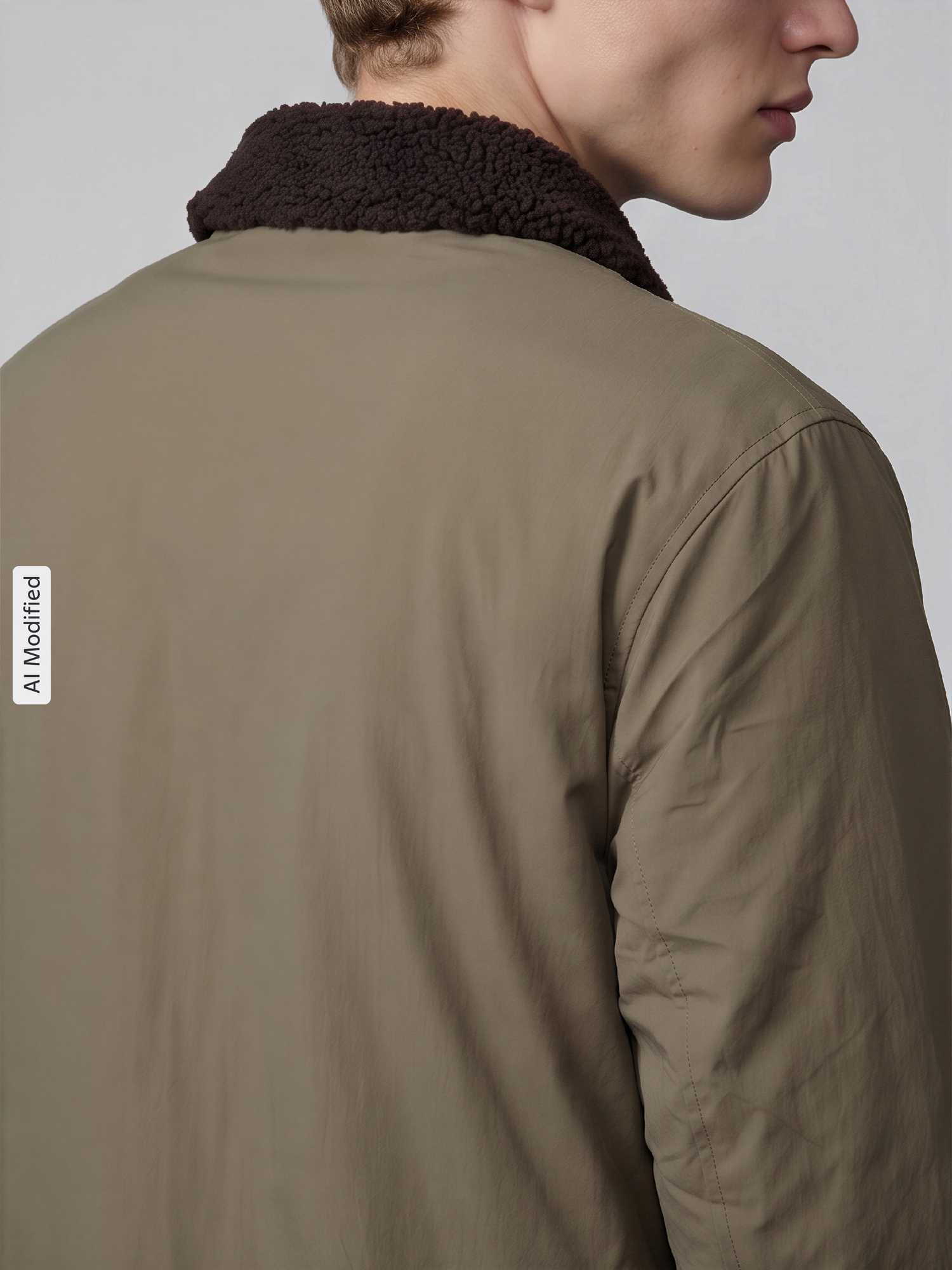 Only & Sons Herren Oliv Bomberjacken & Blousons, Grün, Gr. M - Bild 2