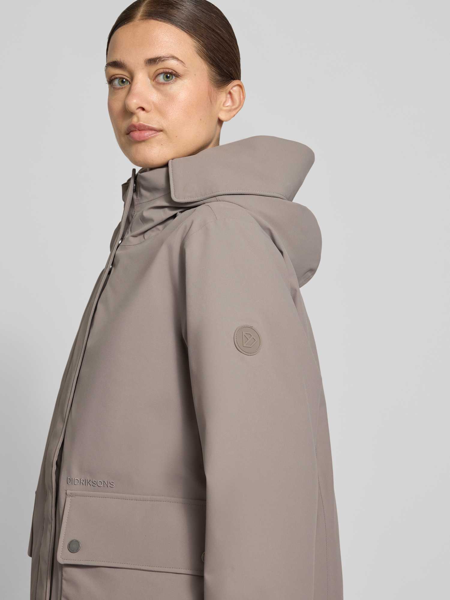 Didriksons - Daniella Jacket Ash Brown - Gr. - 38 - Bild 3