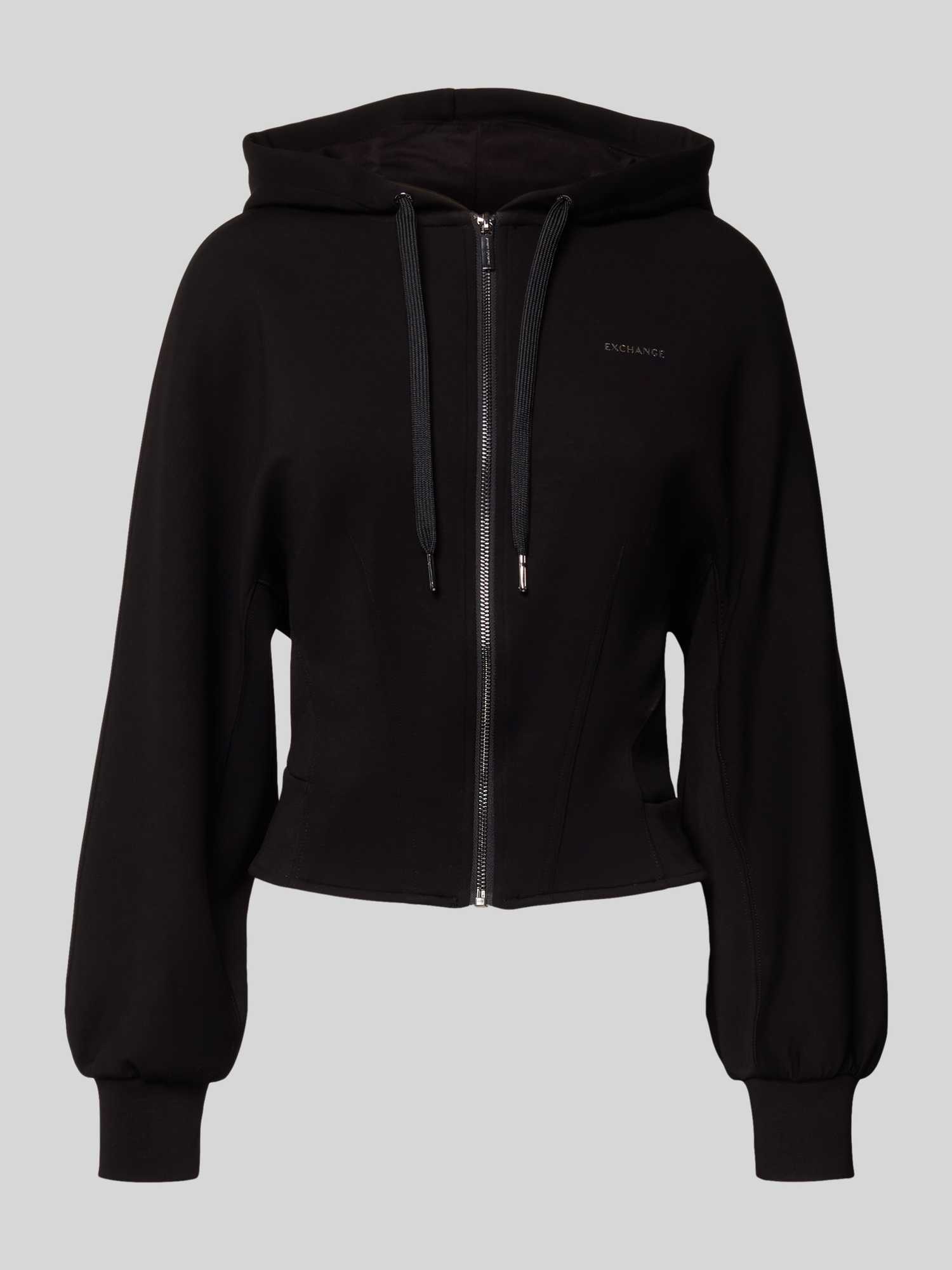 Sweatjacke mit Viskose-Anteil und Kapuze