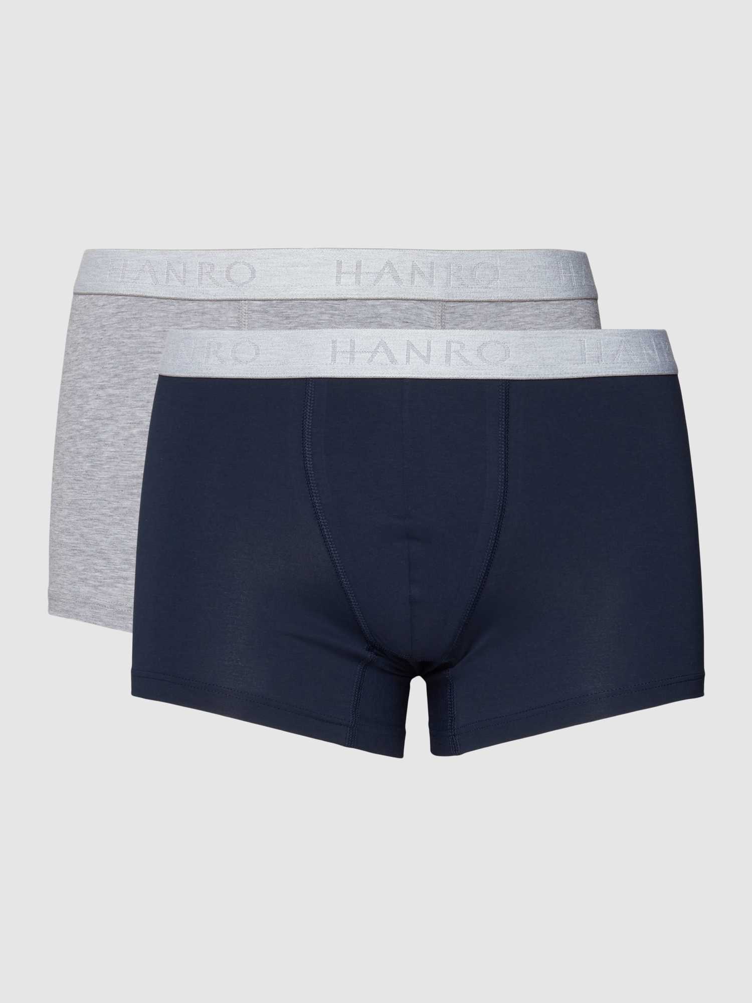 Hanro Heren Boxers In Blauw/Turquoise Maat Grote Maat XXL 