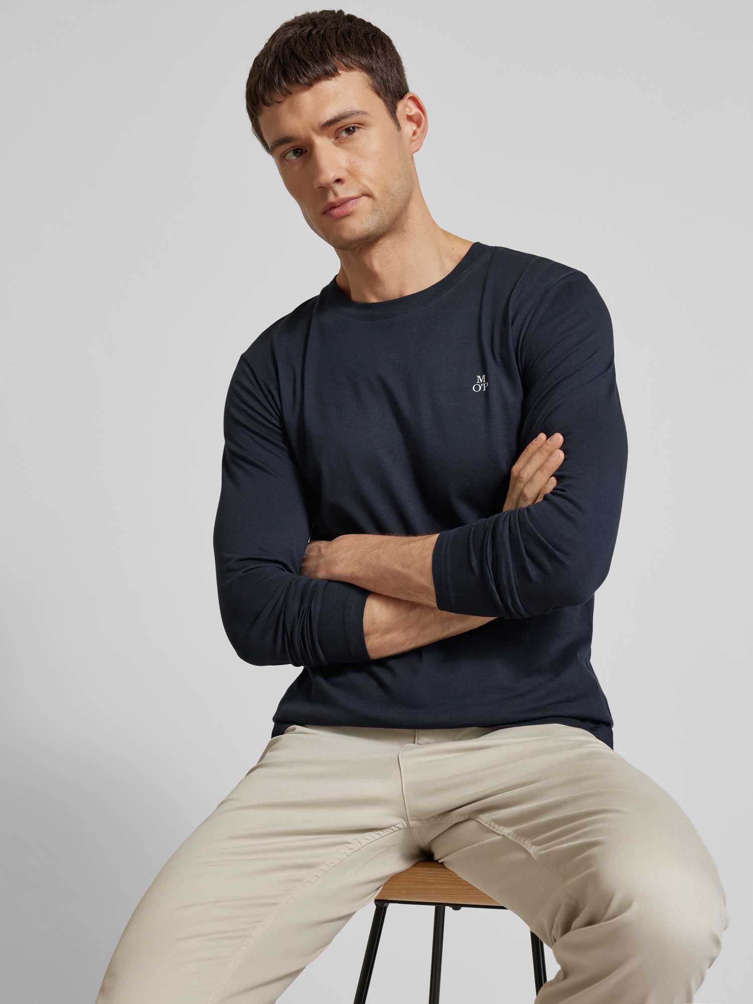 Marc O'Polo Long Sleeve T-Shirt Navy - Größe XXL - Bild 6