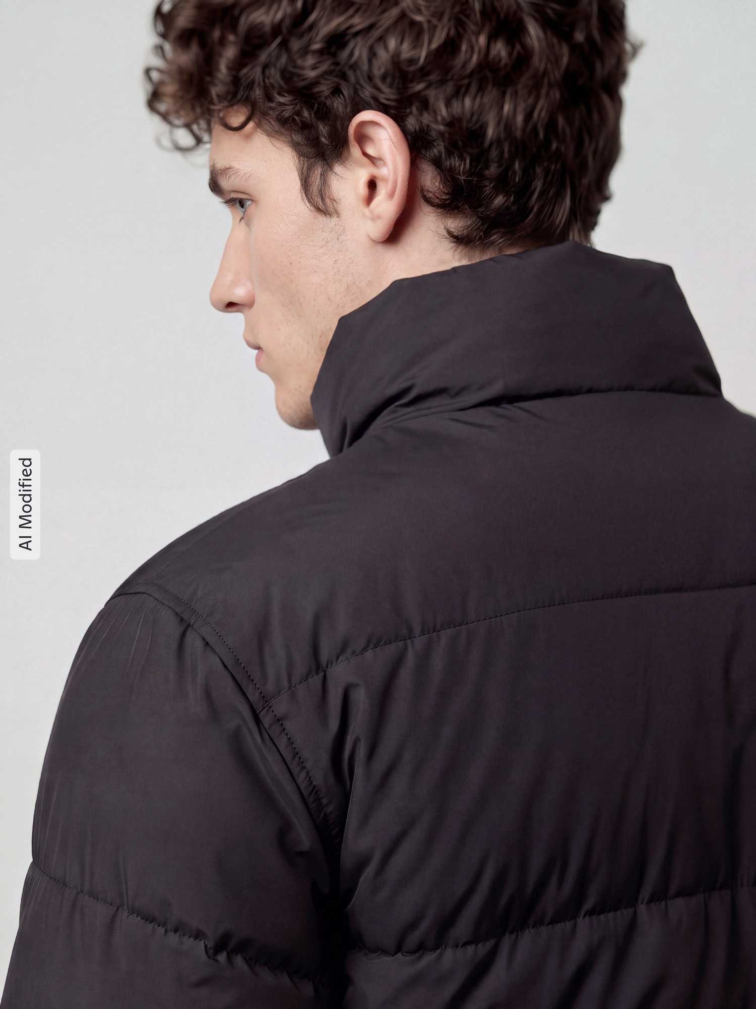 Only & Sons Herren Schwarz – Oversize-Steppjacke In - Bild 6
