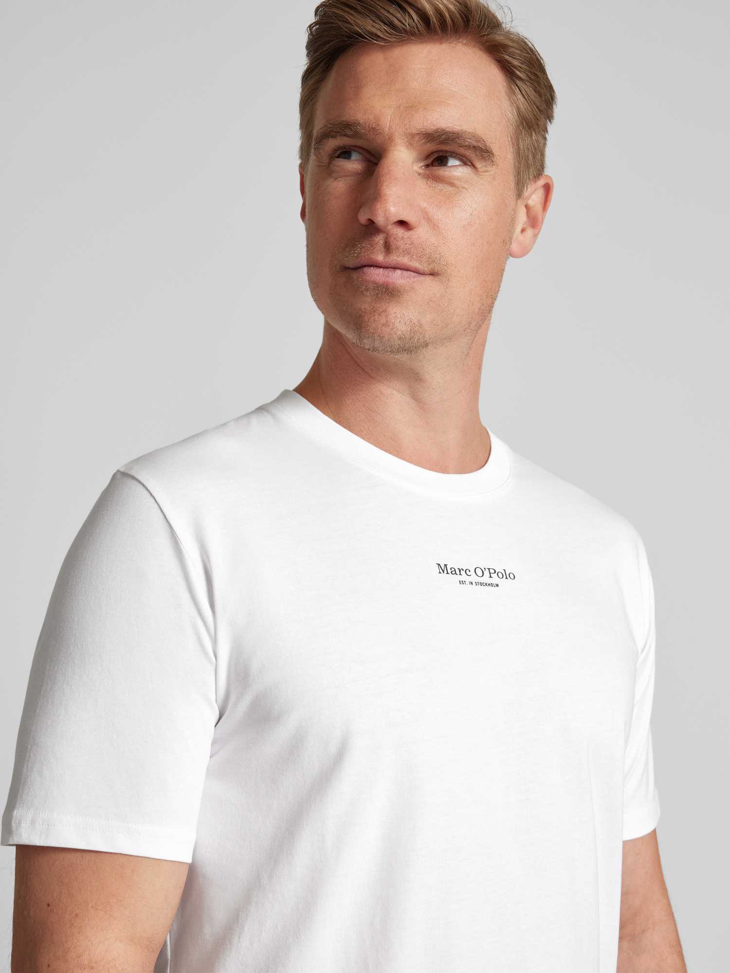 Marc O'polo Herren T-Shirts Beige Gr. Groß - Bild 4